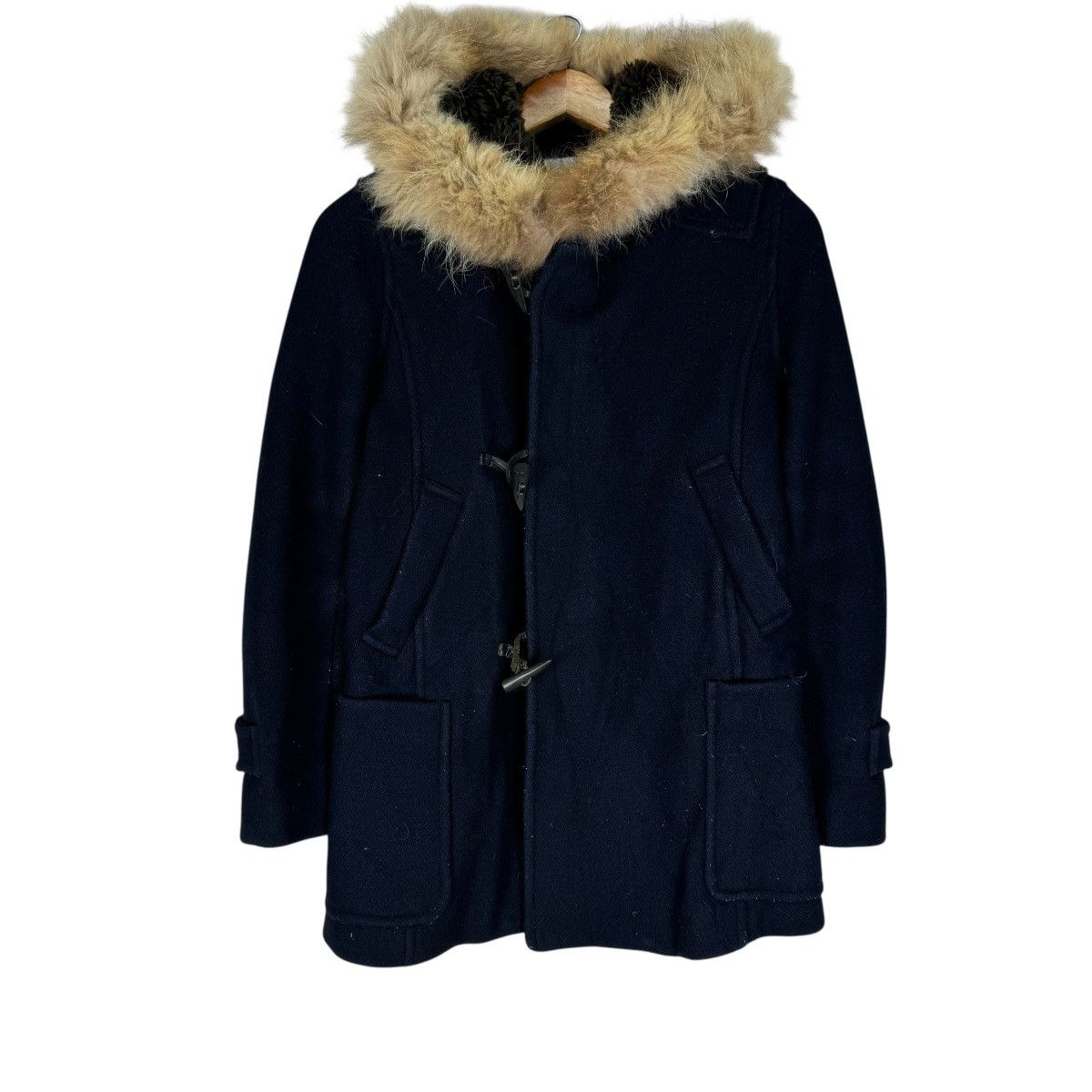 Issey Miyake 🌟SUNAO KUWAHARA ISSEY MIYAKE FUR HOODIE DUFFLE JACKET Size US S / EU 44-46 / 1 - 2 Thumbnail