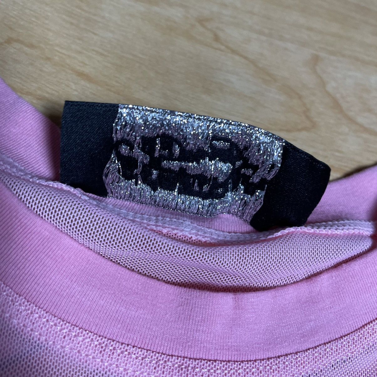 Ed Hardy × Siberia Hills Ed Hardy X Siberia Hills Women's Mesh Pink Shirt Top Size S / US 4 / IT 40 - 5 Thumbnail