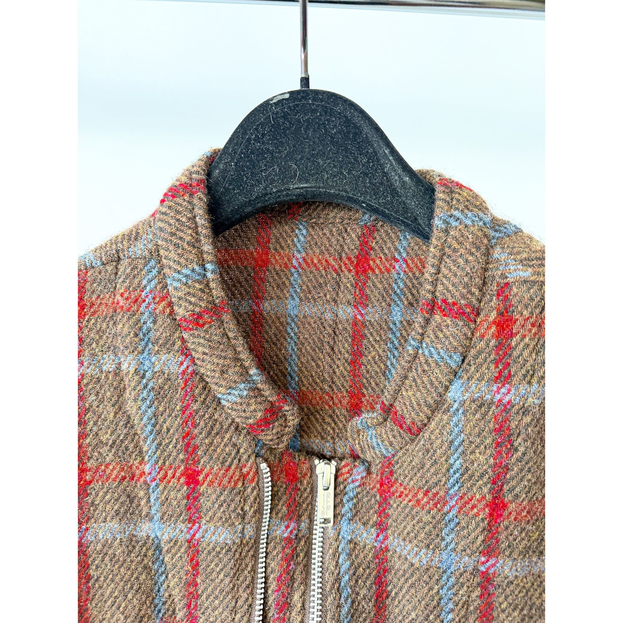 Undercover UNDERCOVER Brown Wool Check Jacket Size US XXL / EU 58 / 5 - 16 Thumbnail