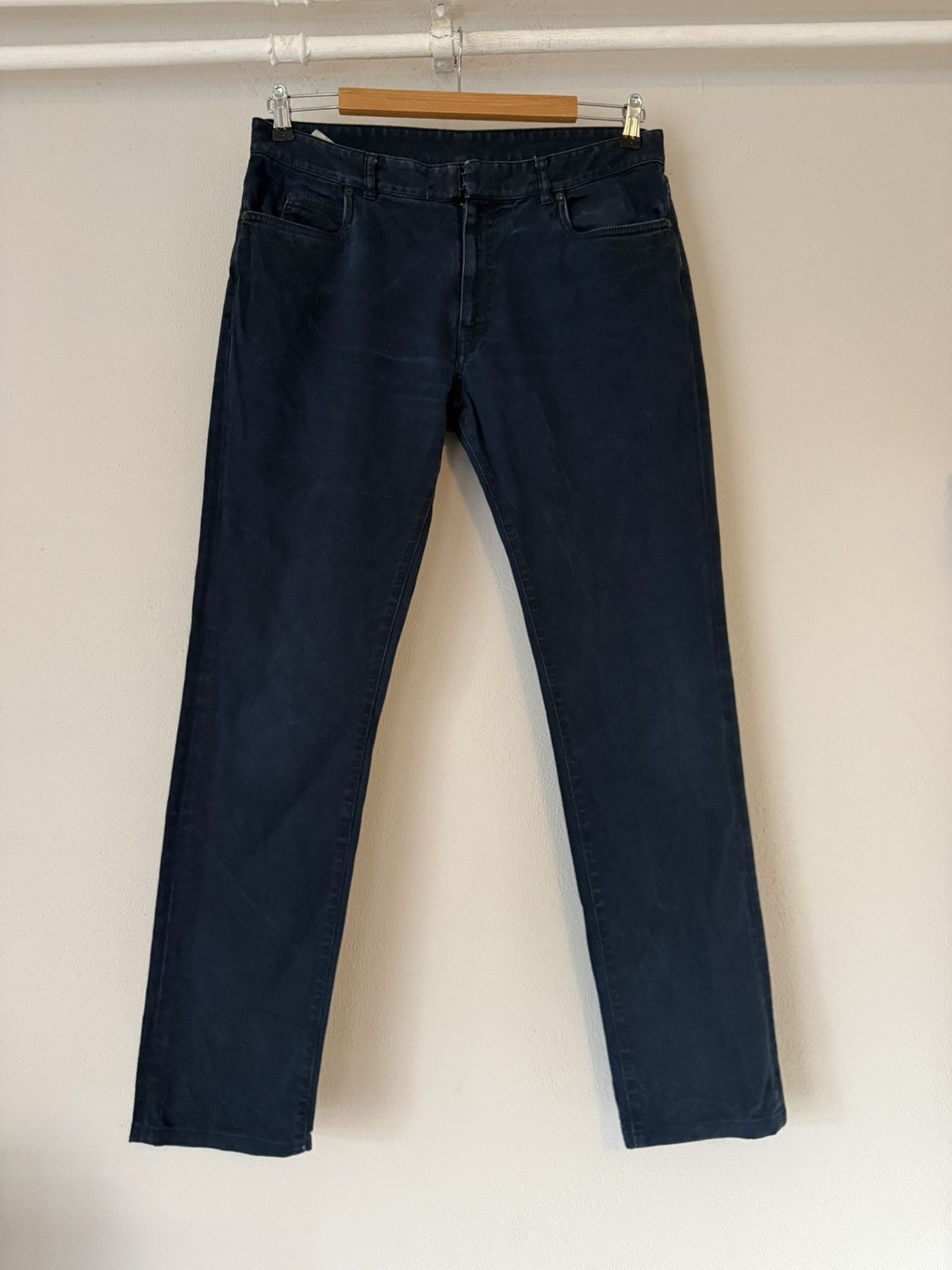 Maison Margiela Maison Margiela Dark Blue Slim Fit Jeans Size US 34 / EU 50 - 1 Thumbnail