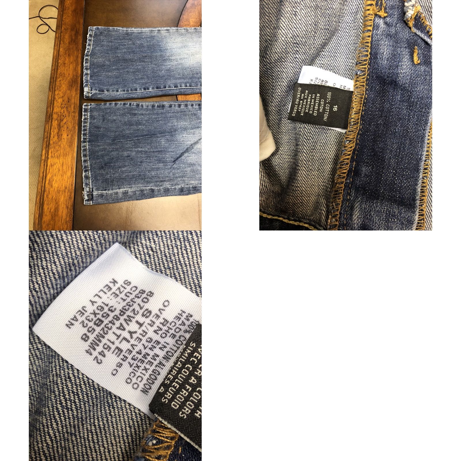 Polo Ralph Lauren VINTAGE Polo Ralph Lauren Women's Kelly Bootcut Jeans Zip Fly 16x32 36x31.5 Blue Denim Logo Regular Modern Classic Womens Size 38" / US 16 / IT 52 - 8 Thumbnail