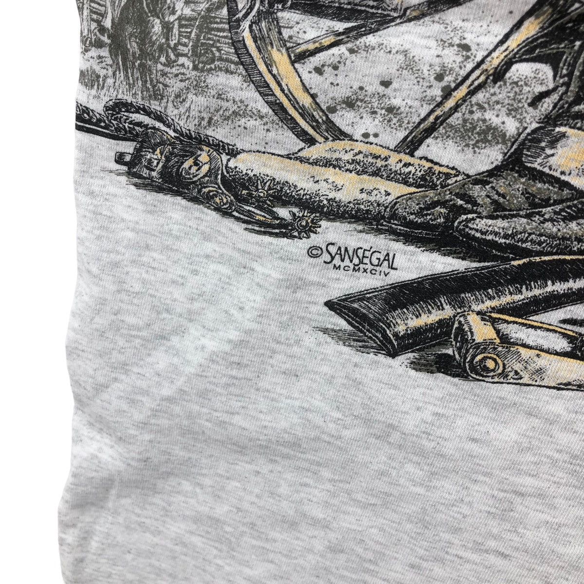 Vintage Vintage 90s BANFF Canada T-Shirt Sansegal Horse Artwork Size US M / EU 48-50 / 2 - 4 Thumbnail
