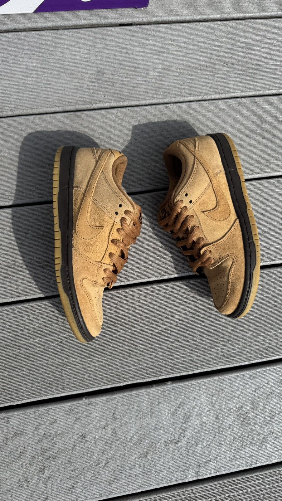 Nike SB Nike SB Dunk Low - Wheat Size US 5.5 / EU 38 - 3 Thumbnail