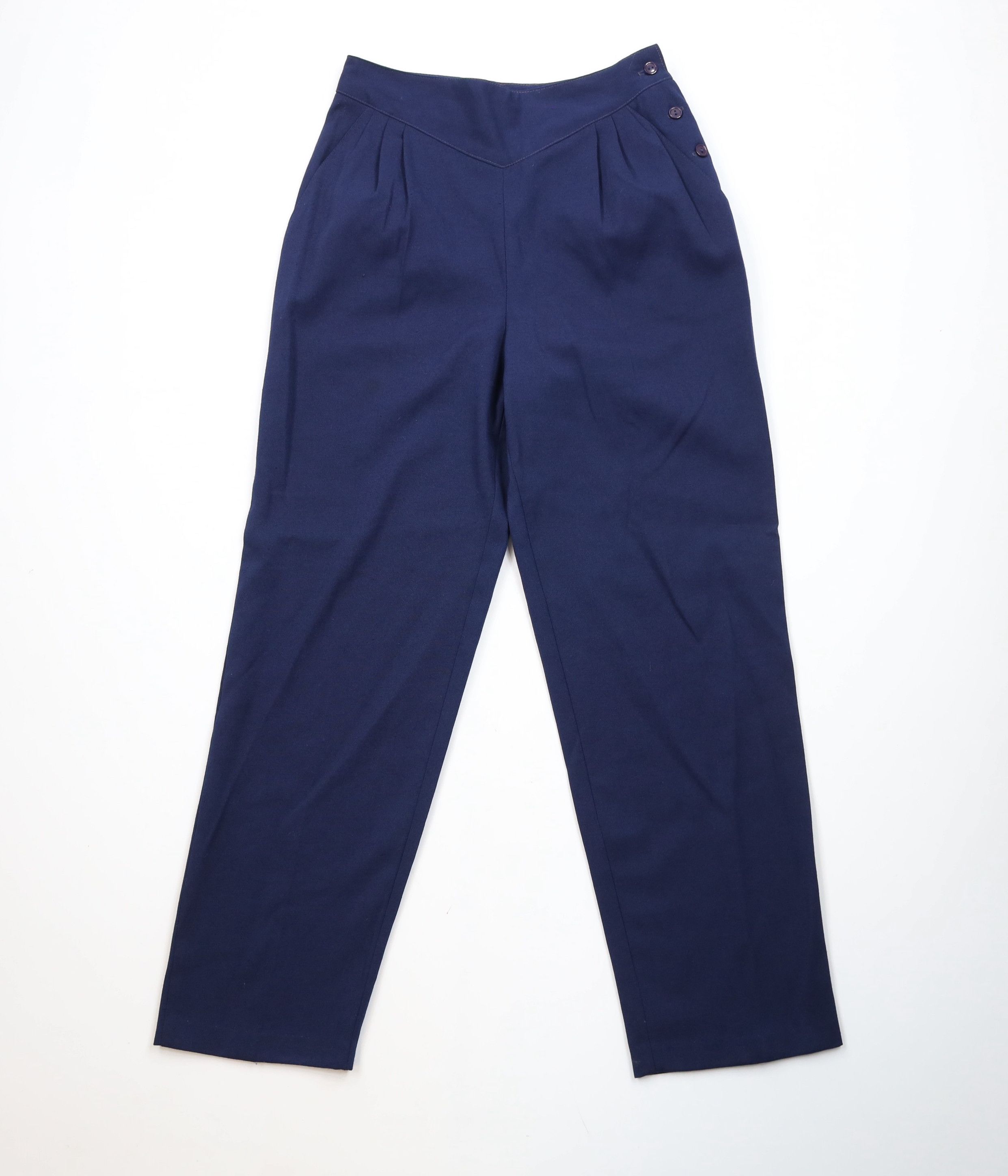 Vintage Vintage 70s 80s Mid Mod Hollywood Regency High Waist Pants Size 34" / US 12 / IT 48 - 1 Thumbnail