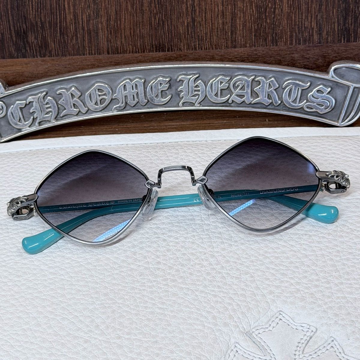 Chrome Hearts Chrome Hearts DIAMOND DOG 1/1 Sunglasses Size ONE SIZE - 1 Thumbnail