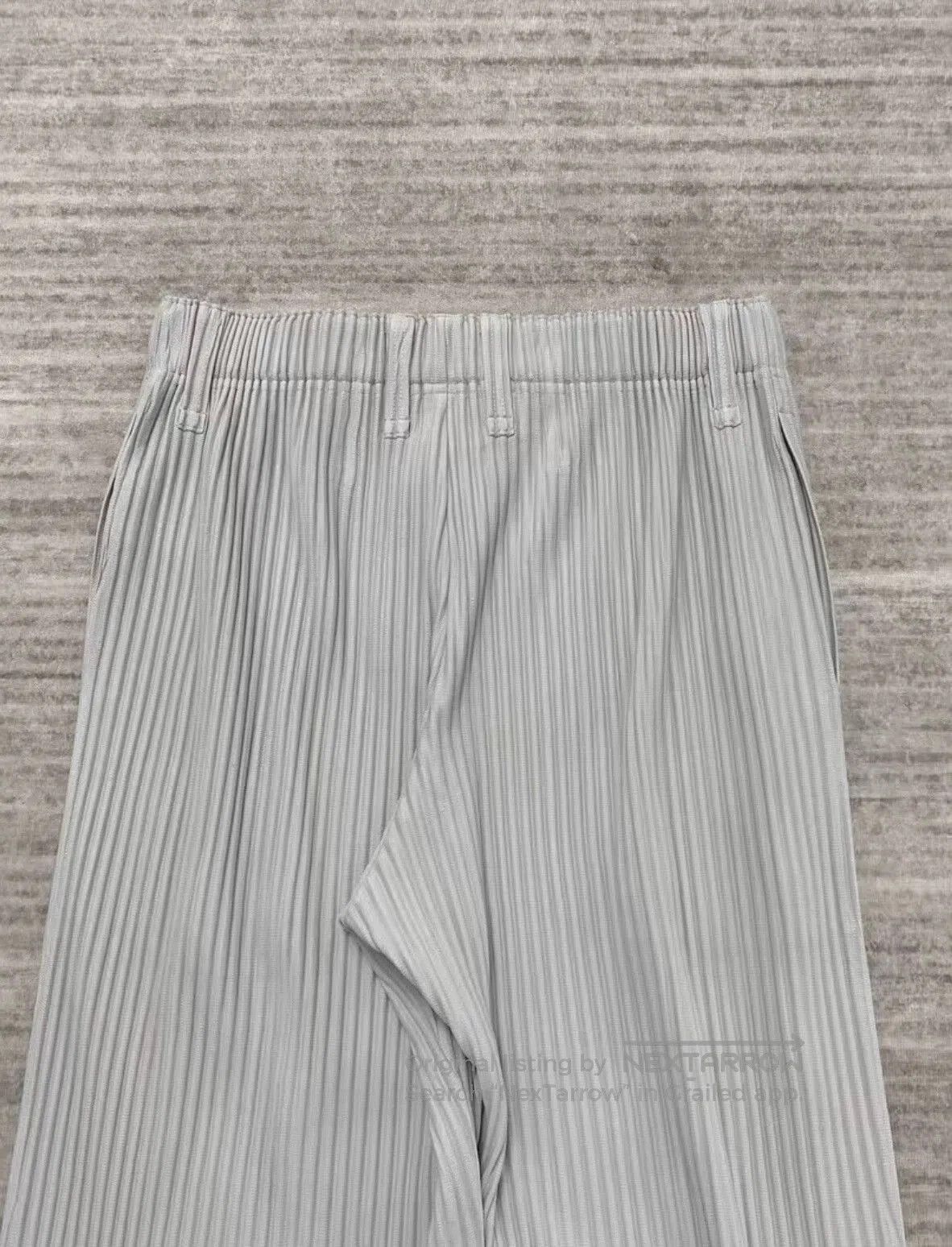 Homme Plisse Issey Miyake issey miyake gray pleated long pants. Size US 36 / EU 52 - 5 Thumbnail