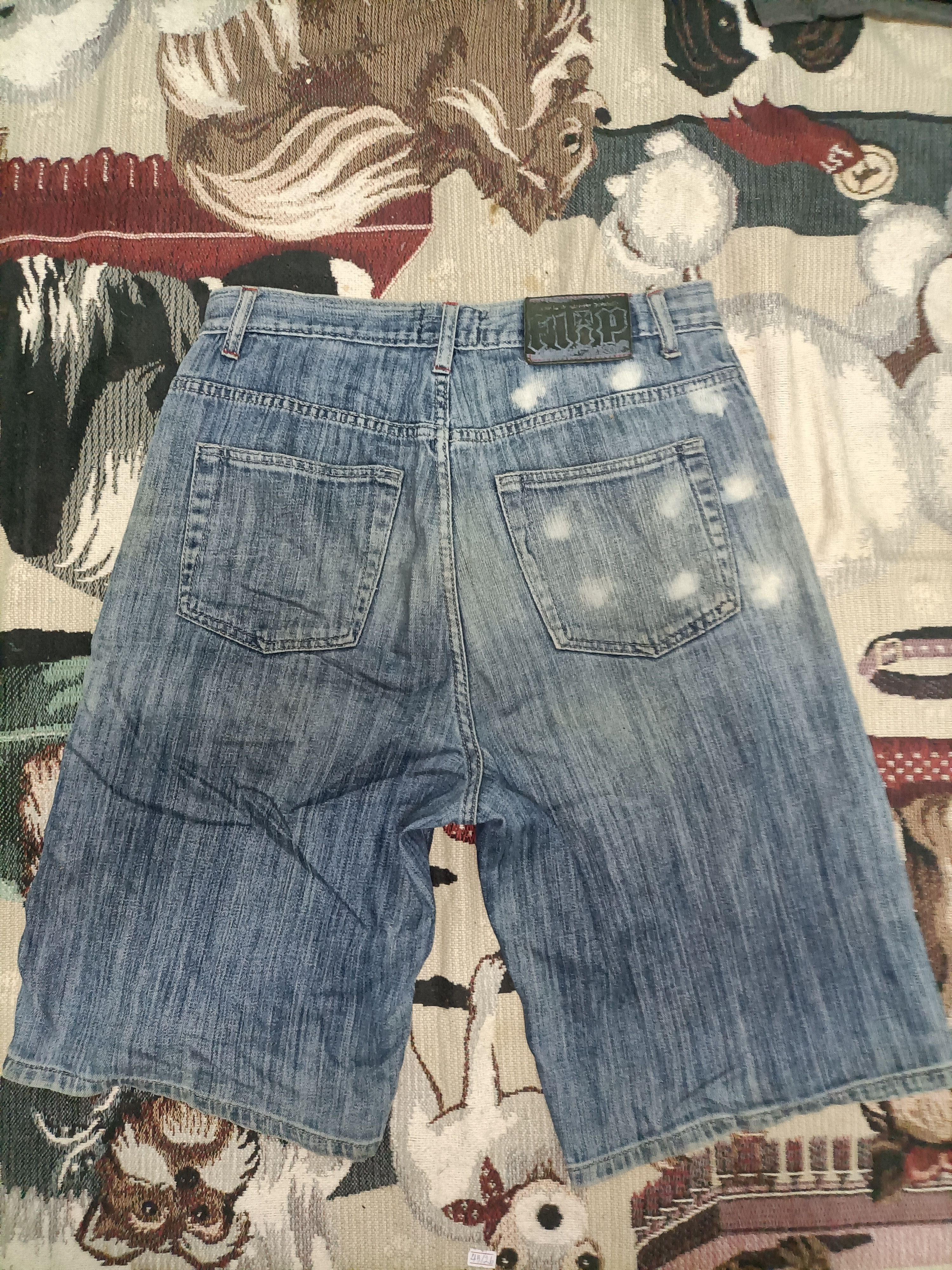 Vintage Y2K🌐 Flip skateboard jorts denim jeans Size US 32 / EU 48 - 2 Thumbnail
