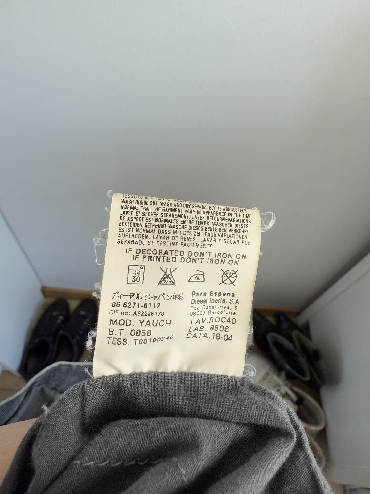 Diesel Vintage y2k Diesel cropped moto biker jacket S opium grunge Size S / US 4 / IT 40 - 9 Thumbnail