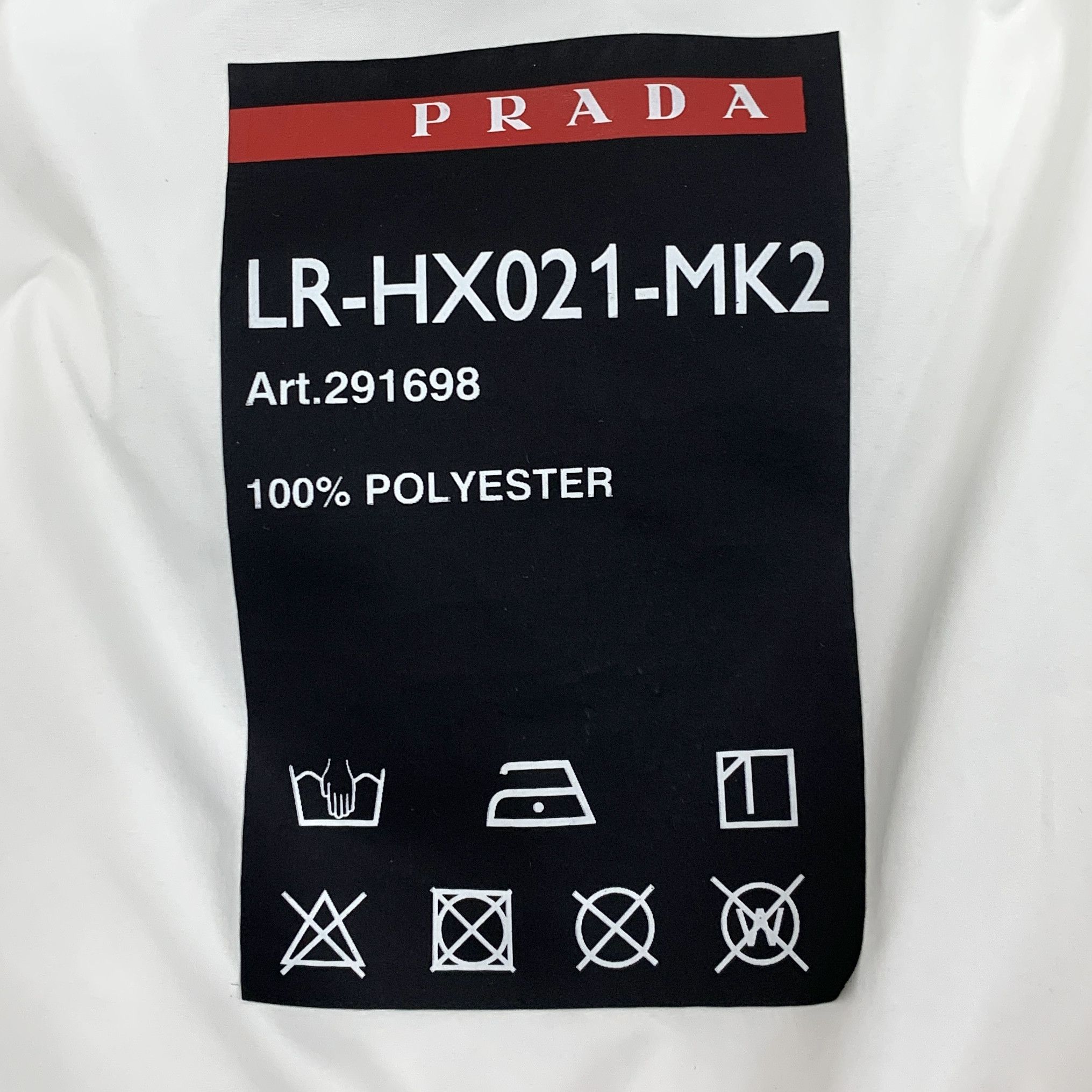 Prada White Hooded Down Jacket (Size M)