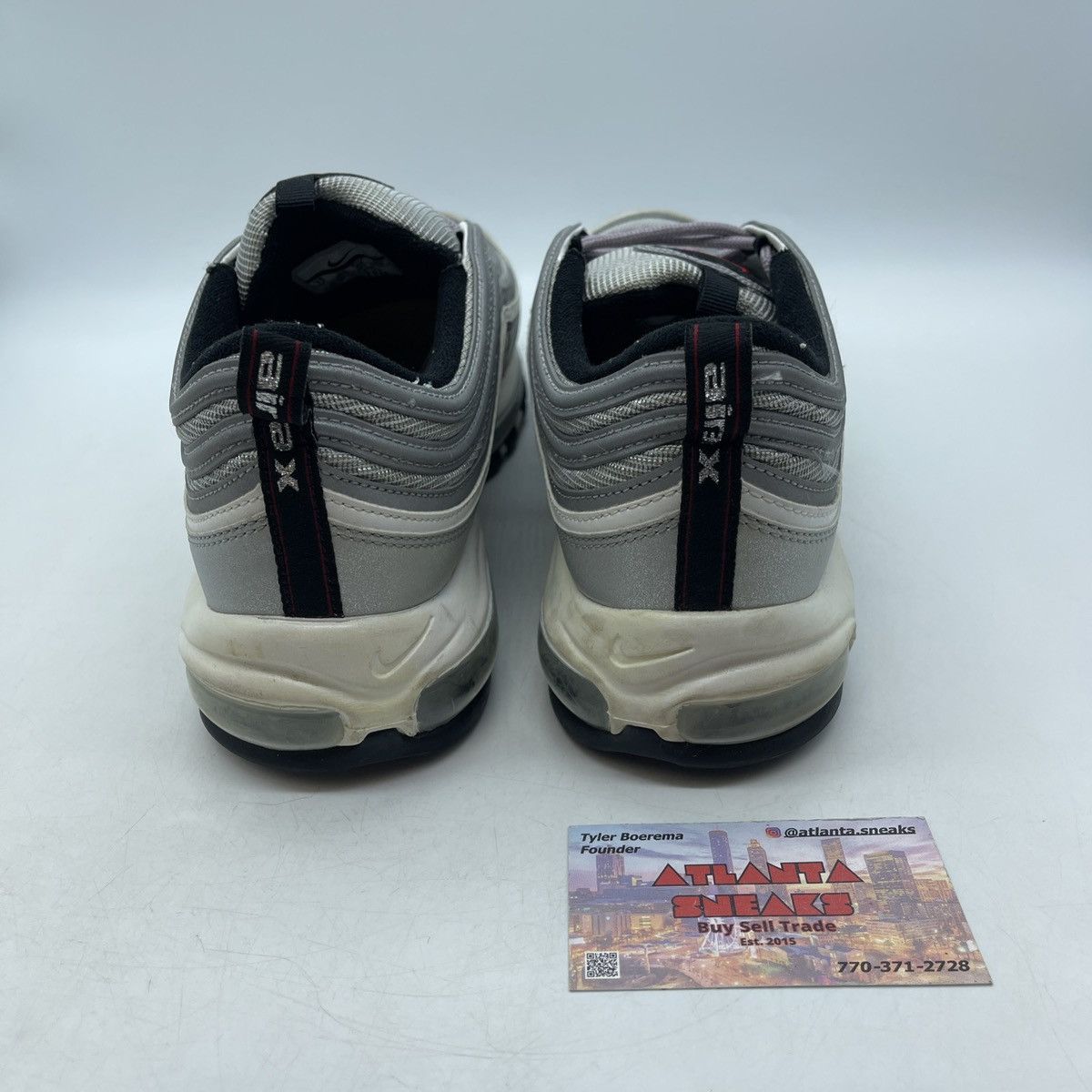 Nike Air max 97 silver bullet Size US 12 / EU 45 - 3 Thumbnail