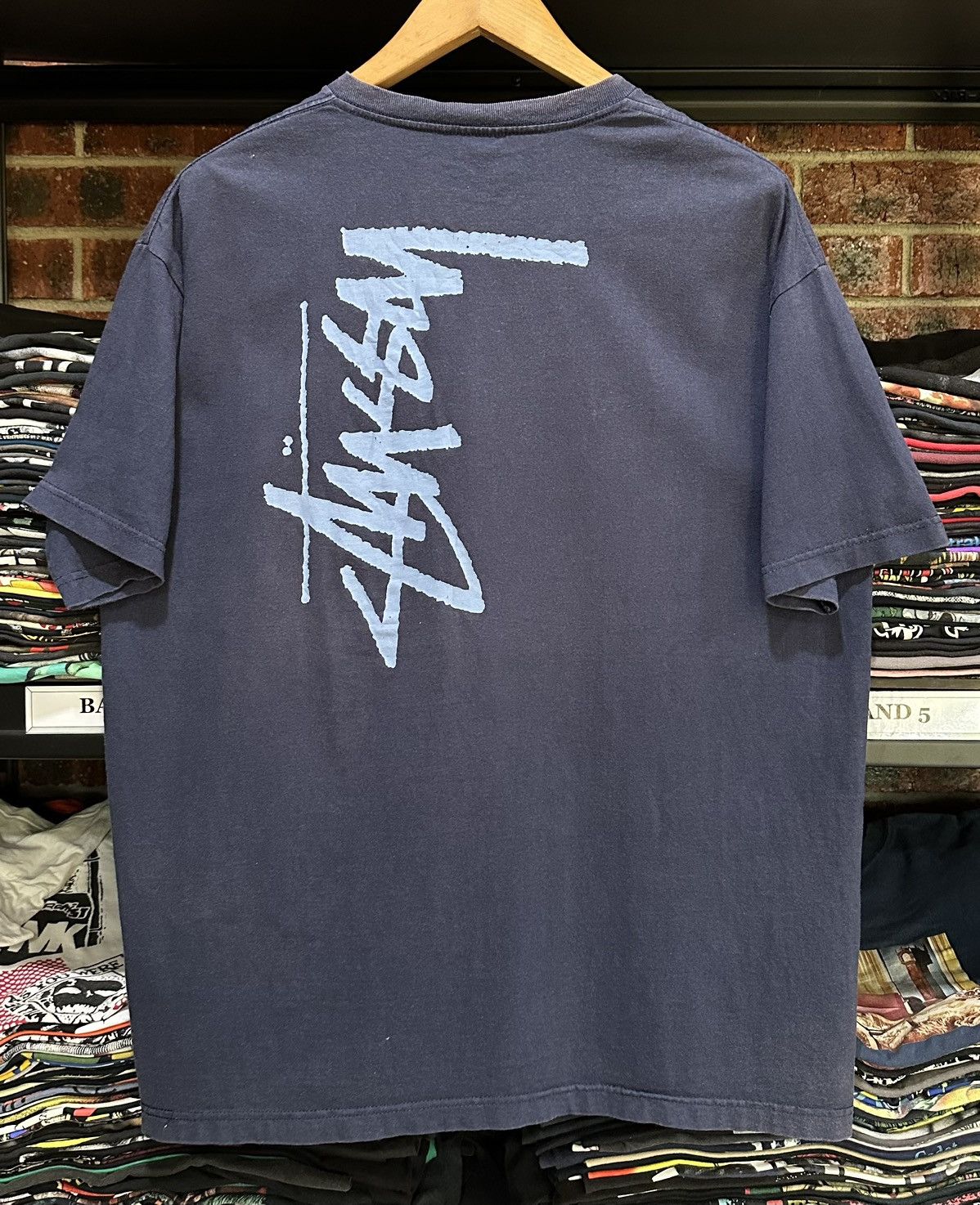 Stussy Vintage Stussy Skateboard Mirror Printed Faded Tee Size US XL / EU 56 / 4 - 5 Thumbnail