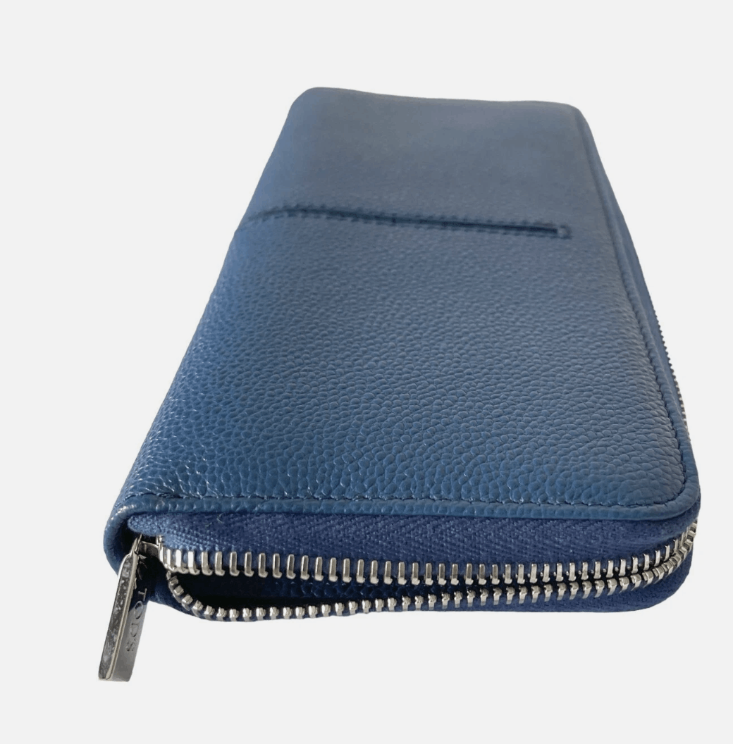 Tod's Tod's Italy Blue Zip Continental Wallet, XAMQCHA1400GPA7Q11 Size ONE SIZE - 5 Thumbnail