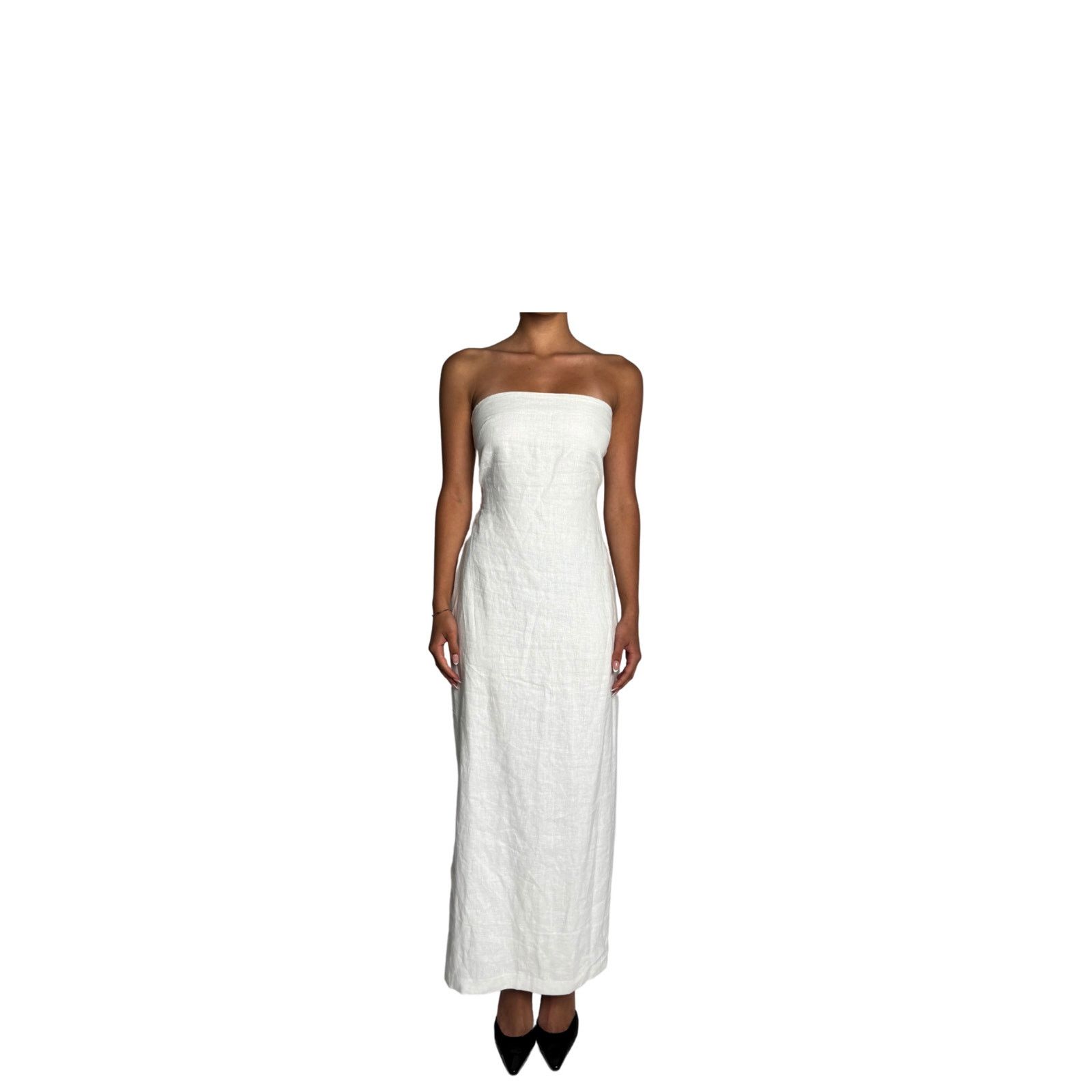SIR. SIR White strapless dress Size L / US 10 / IT 46 - 1 Preview