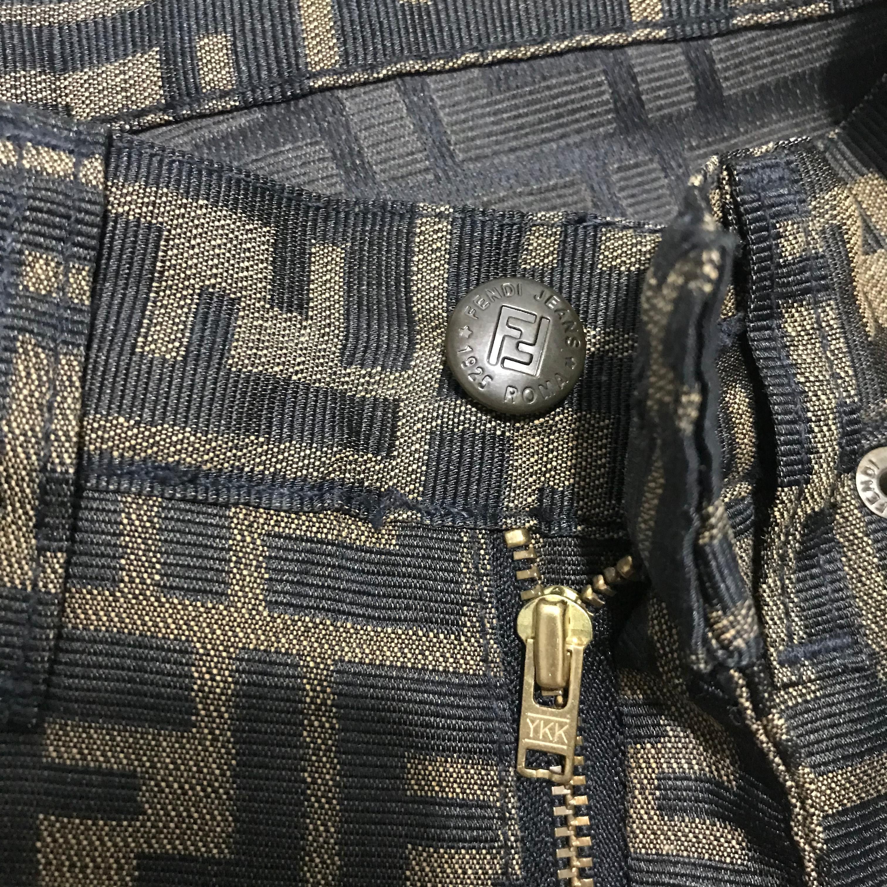 Fendi Fendi Zucca Monogram Pants Size 26" / US 2 / IT 38 - 5 Thumbnail