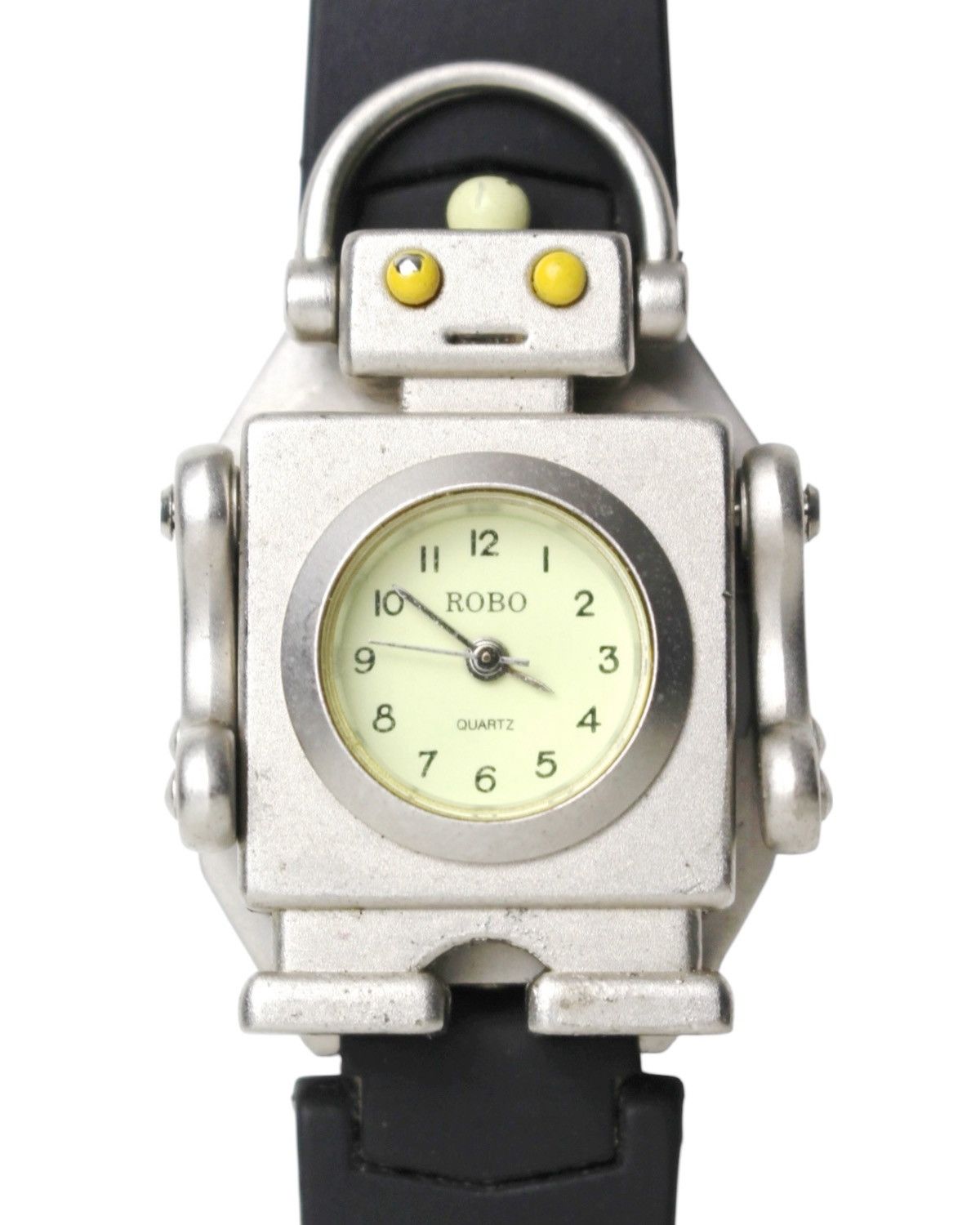 Japanese Brand 2000S ROBO JAPAN ROBOT METAL QUARTZ WATCH Size ONE SIZE - 1 Thumbnail