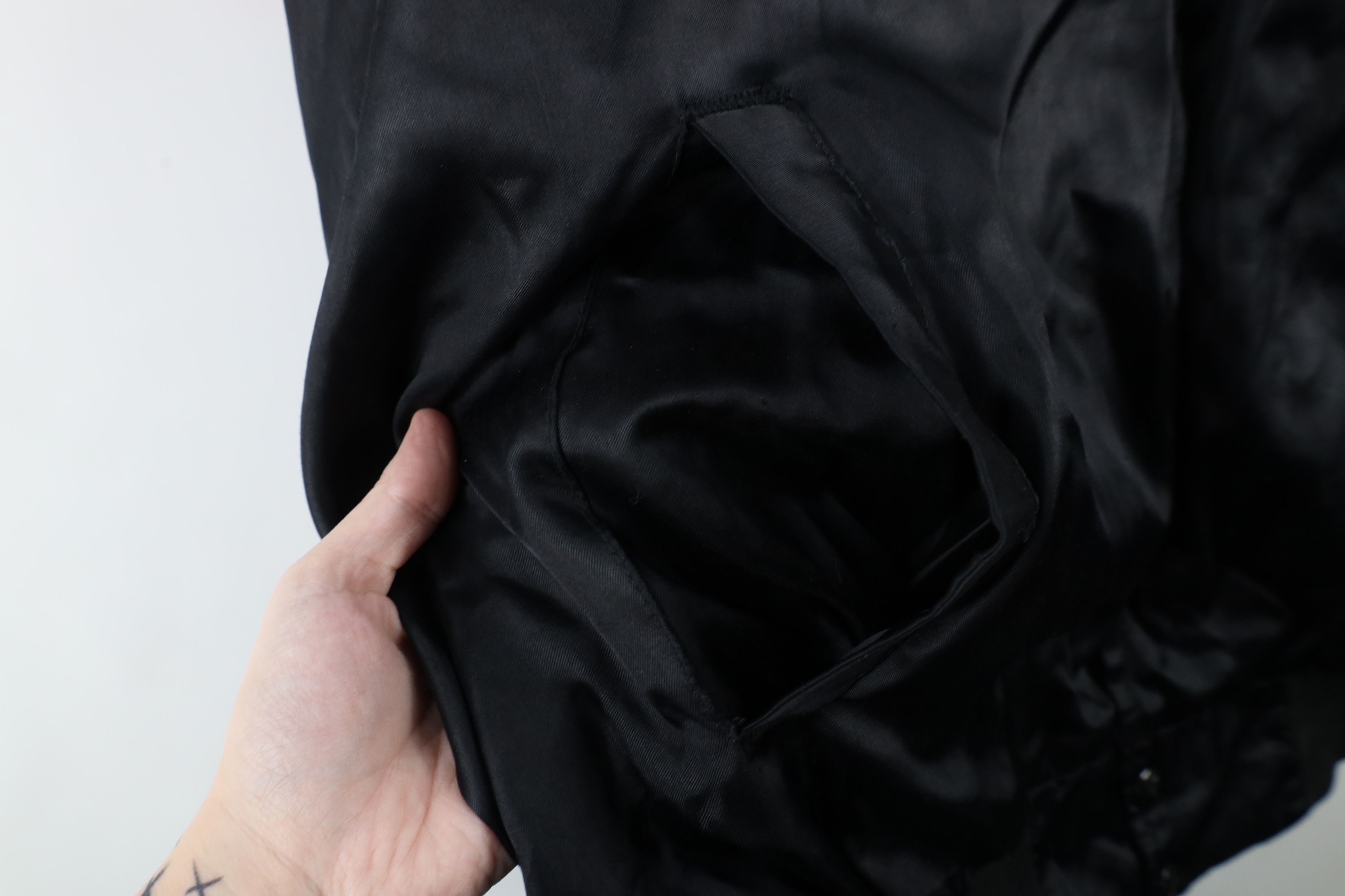 Vintage Vintage 80s Chevrolet Lined Satin Bomber Jacket Black USA Size US XL / EU 56 / 4 - 7 Thumbnail