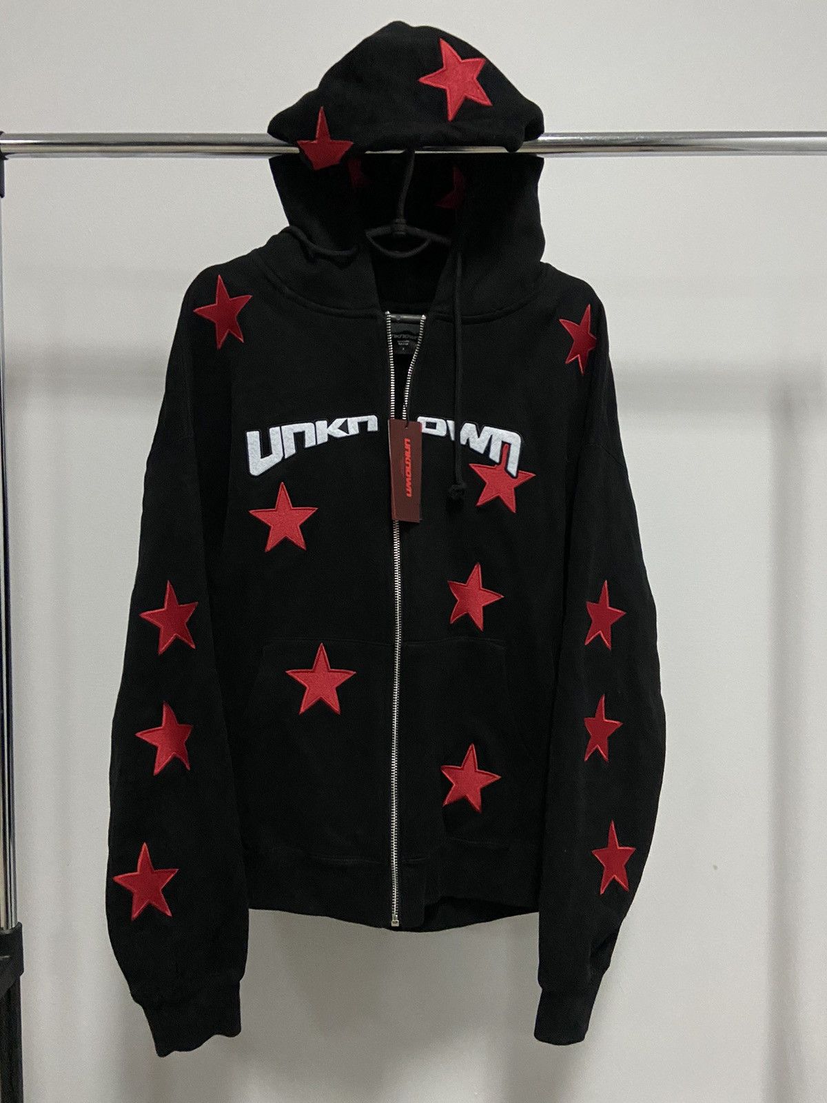 Unknown London × Vintage Unknown London zip hoodie monogram logo stars vintage Size US S / EU 44-46 / 1 - 1 Thumbnail