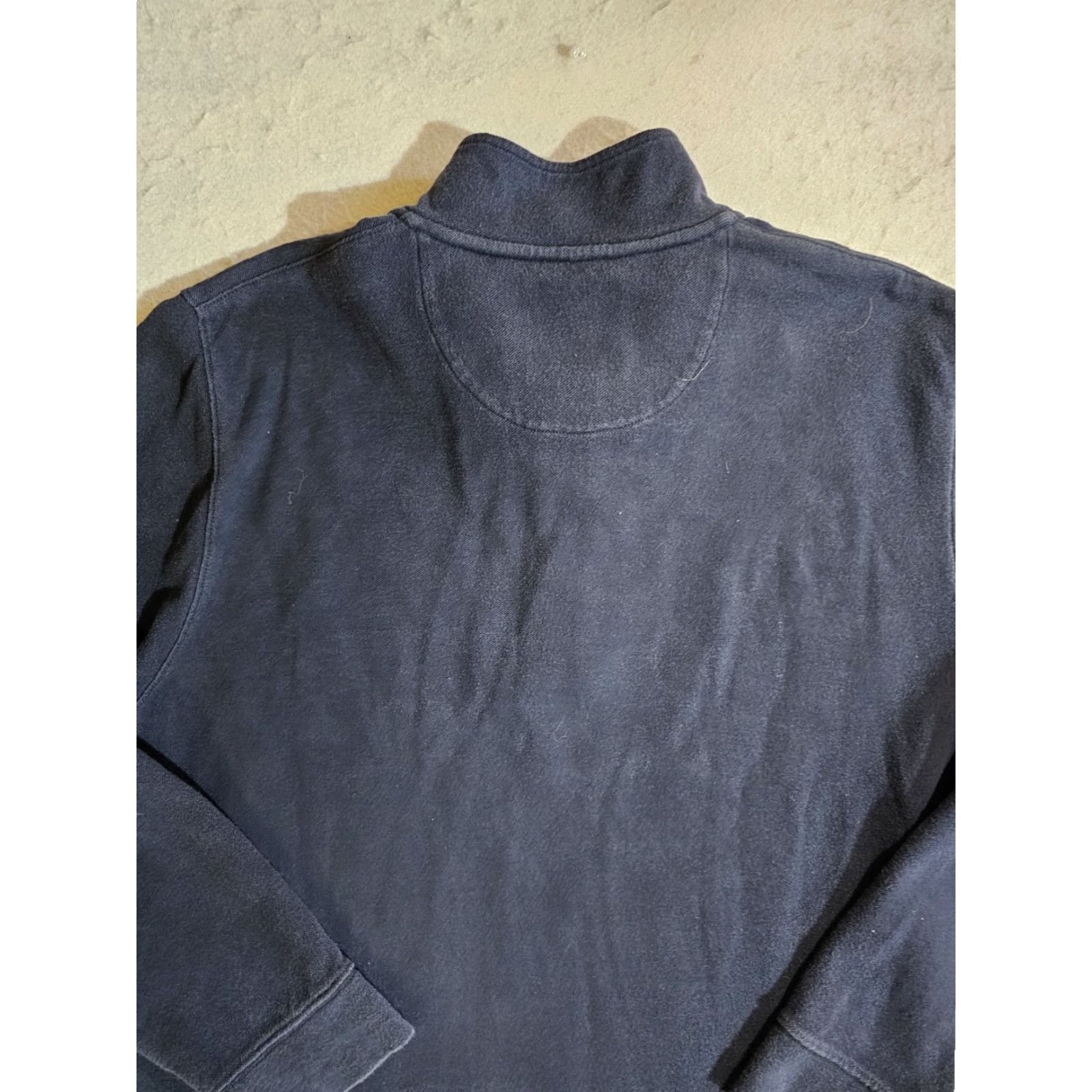 Brooks Brothers Brooks Brothers Signature 1/4 Zip Pima Cotton Mock Neck Pullover Sweater Mens X-Large Blue Size US XL / EU 56 / 4 - 7 Thumbnail
