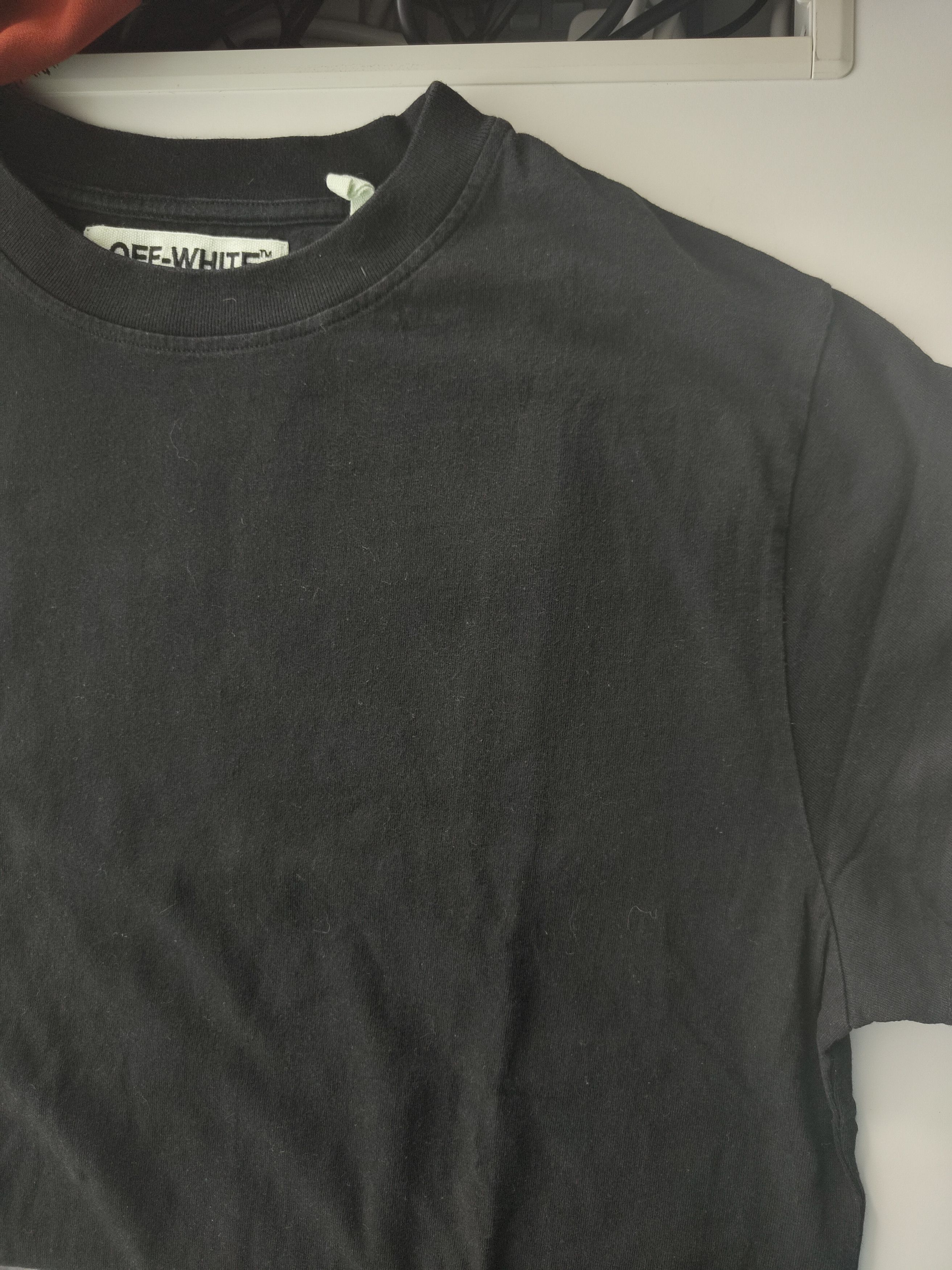 Off-White Off White C/O Virgil Abloh Black 'Cut Off' Tee Size US S / EU 44-46 / 1 - 6 Thumbnail