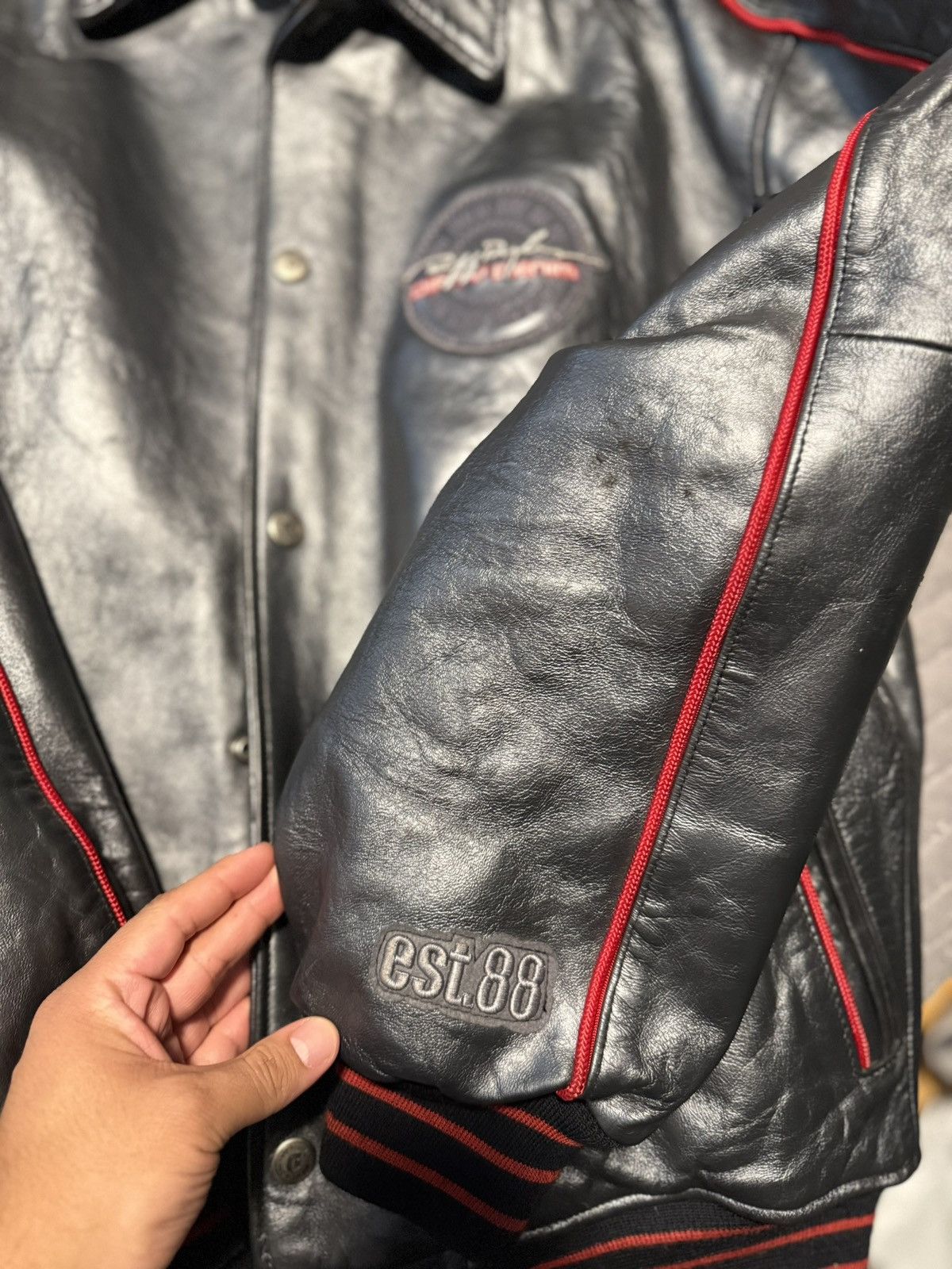 Ruff Ryders Vintage Ruff Ryders Leather Jacket Ride or Die DMX Era Biker Size US XXL / EU 58 / 5 - 2 Thumbnail