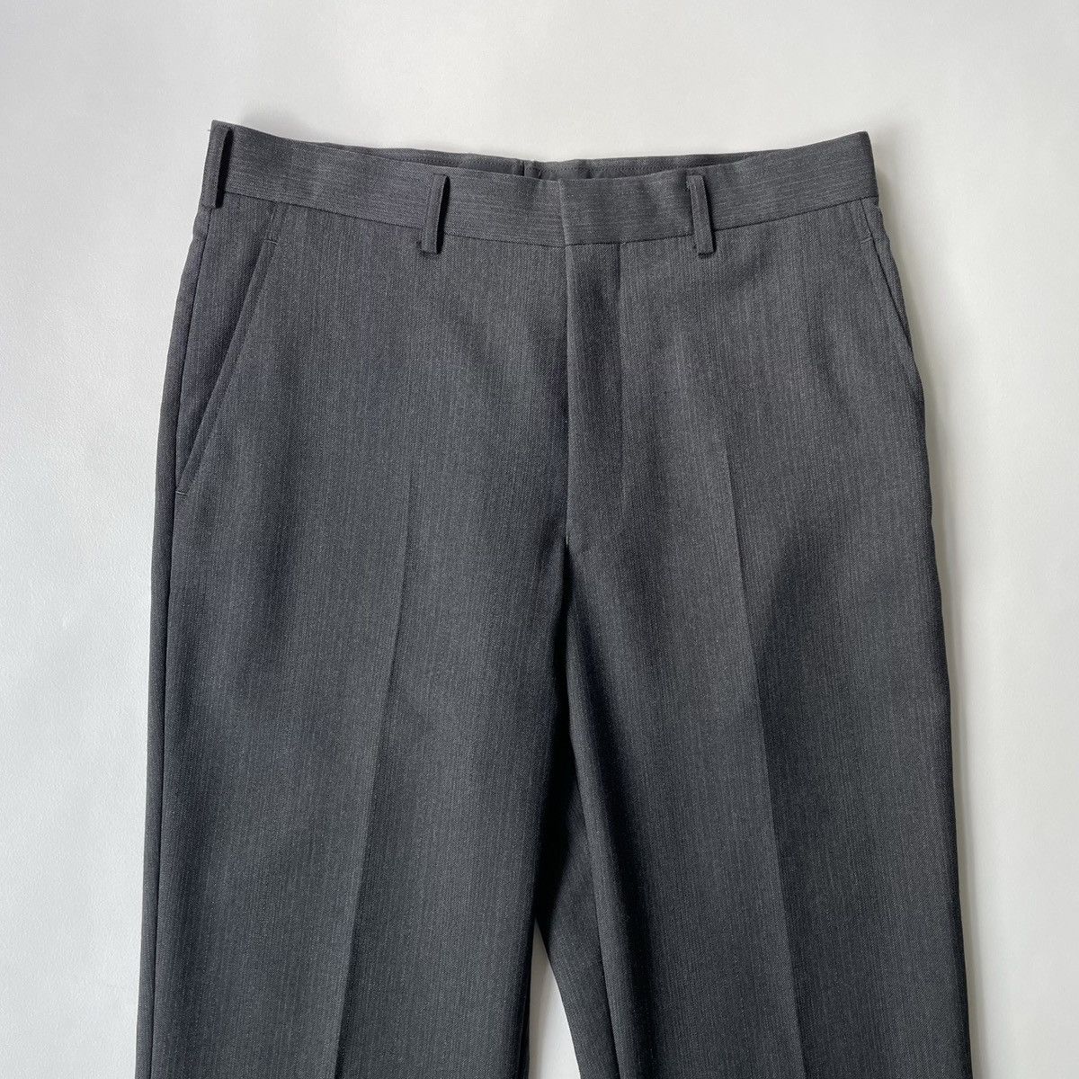 Comme des Garcons A/W 07 Grey Pinstripe Wool Trousers Size US 32 / EU 48 - 4 Thumbnail