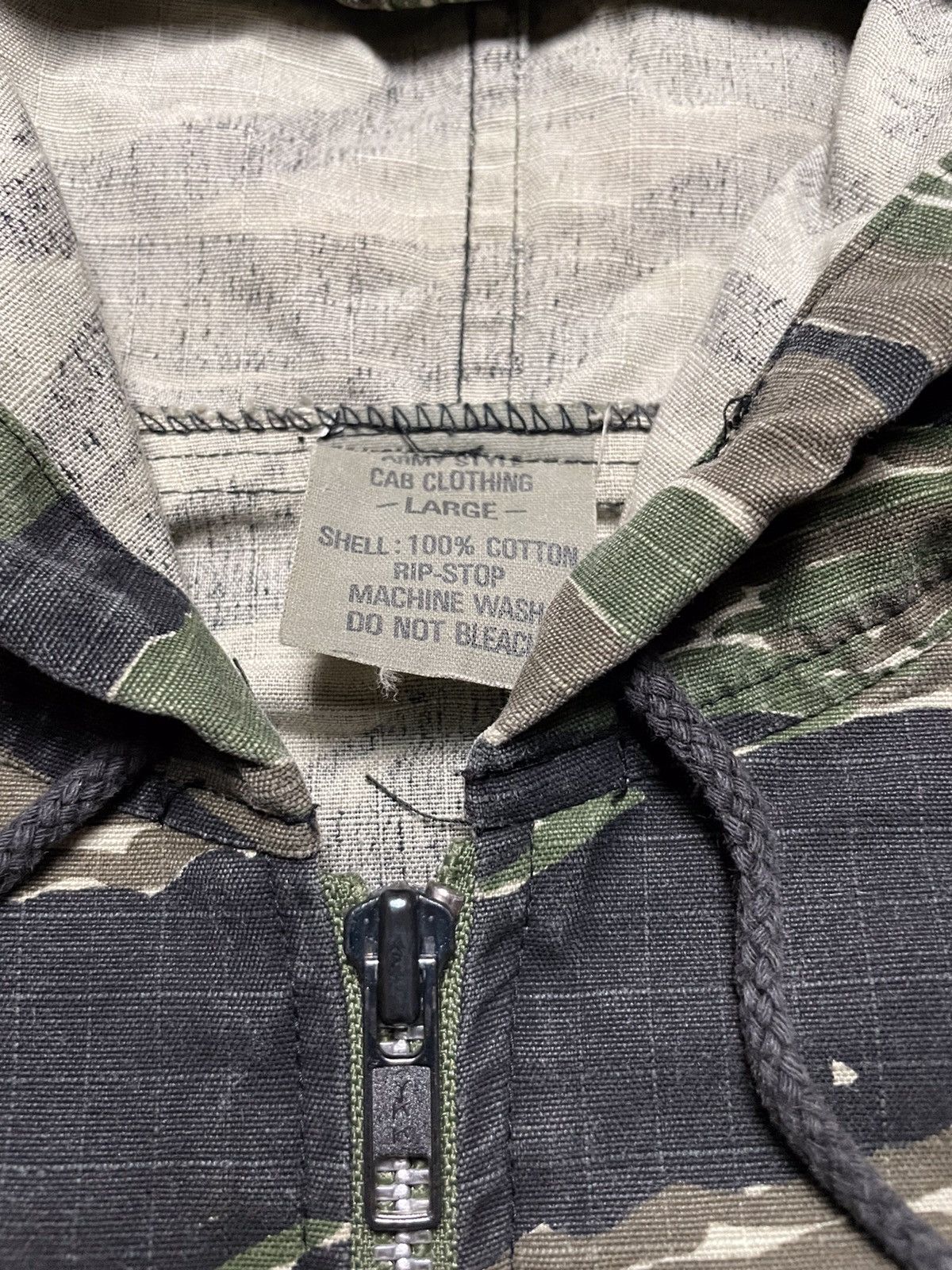 Hysteric Glamour Vintage cab clothing camo tiger stripes jacket Size US L / EU 52-54 / 3 - 7 Thumbnail