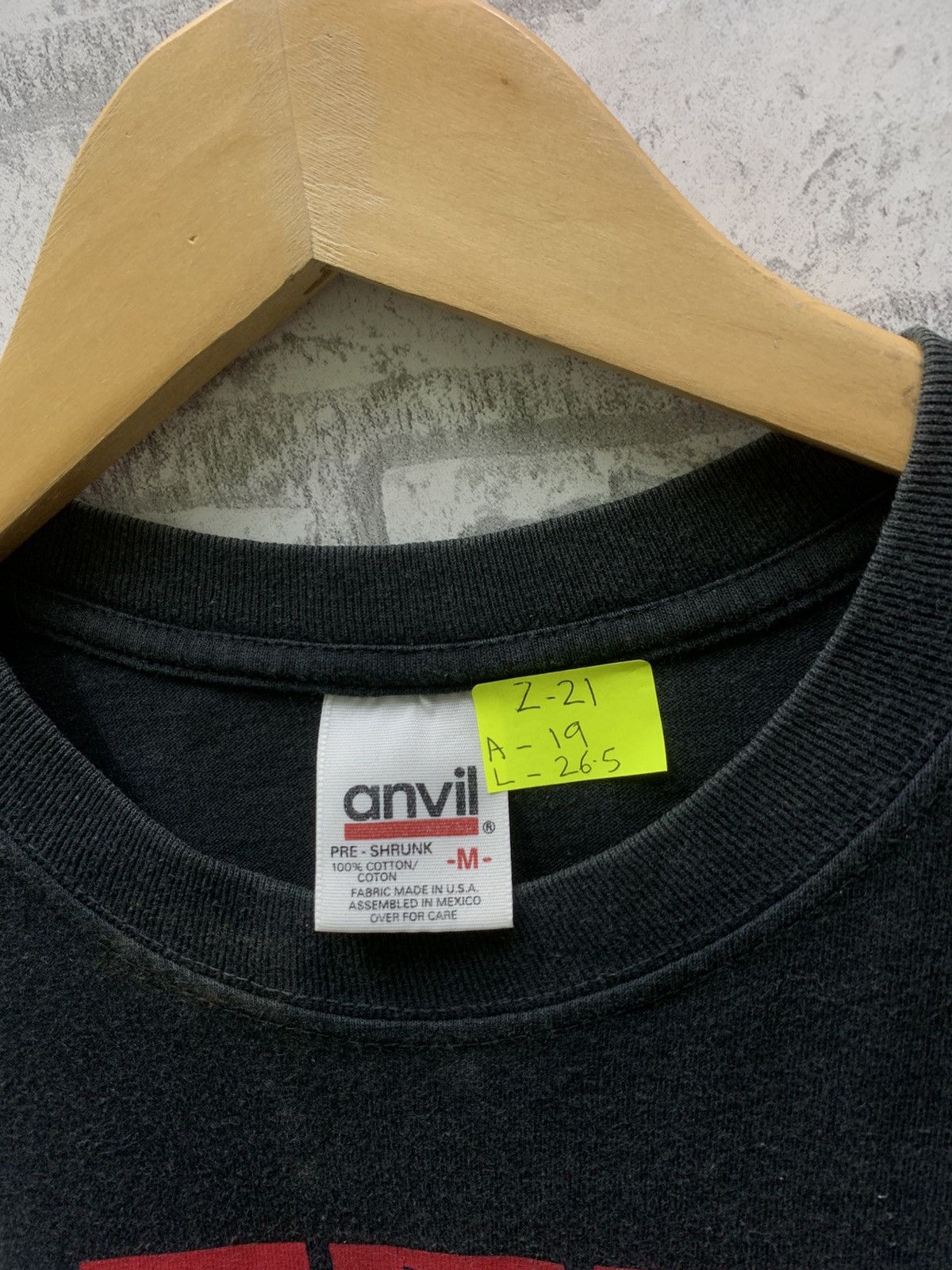 Anvil × Vintage Vintage 90s Crunch Loop T-shirts Size US M / EU 48-50 / 2 - 10 Thumbnail