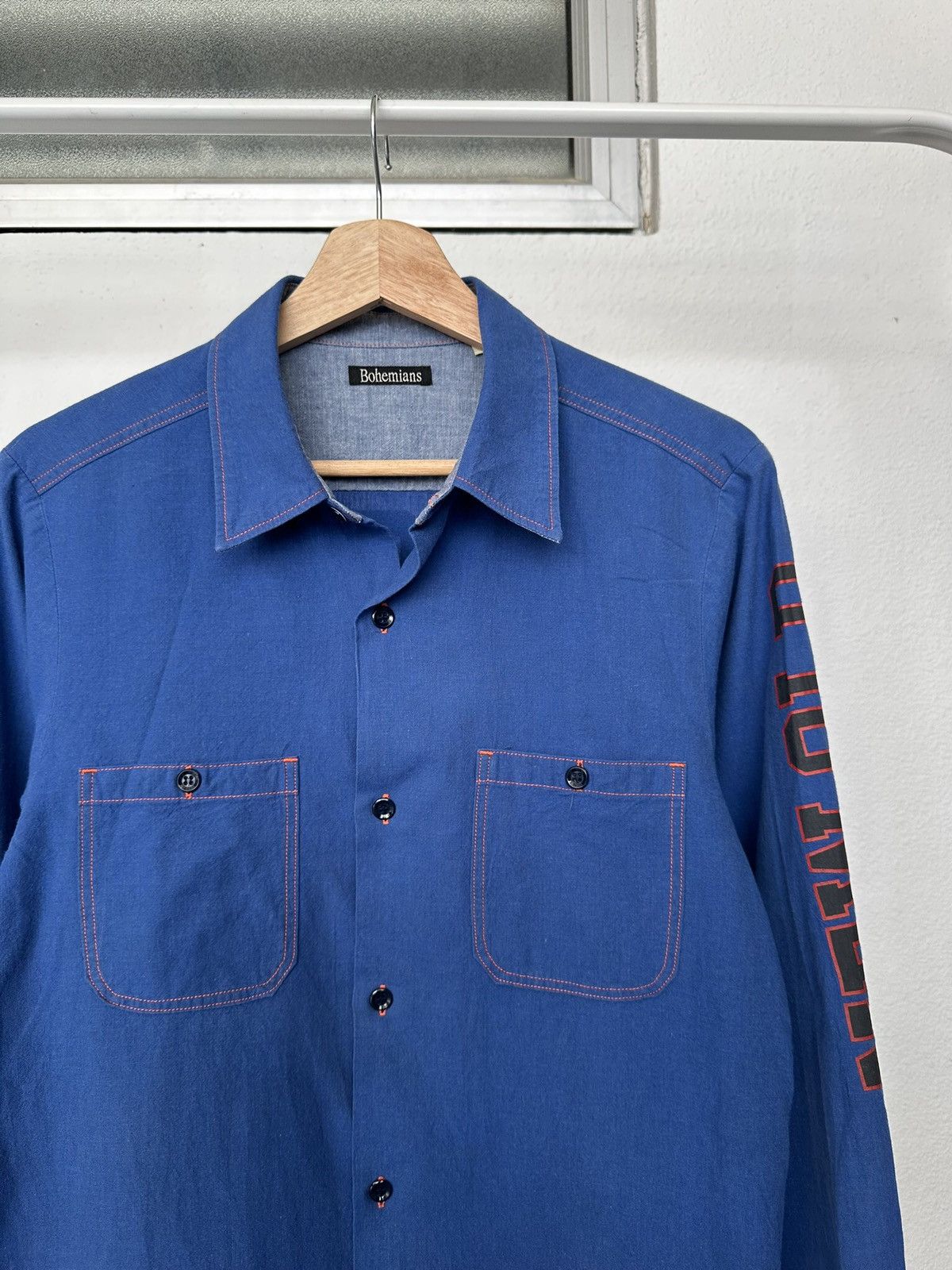 Hysteric Glamour Bohemians '' Bogey '' shirt double pocket Size US M / EU 48-50 / 2 - 7 Thumbnail