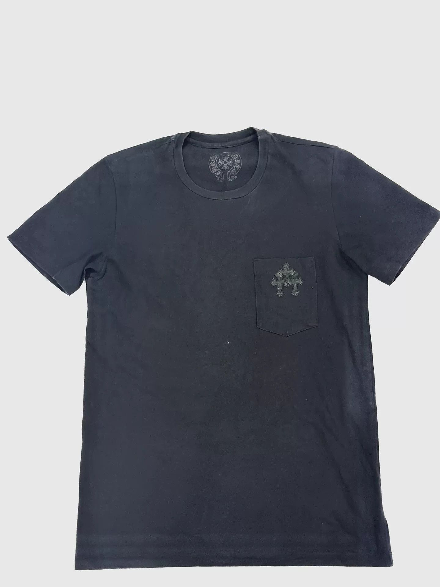 Chrome Hearts Chrome Hearts Black Patchwork Leather Short-Sleeve Size US XS / EU 42 / 0 - 1 Thumbnail