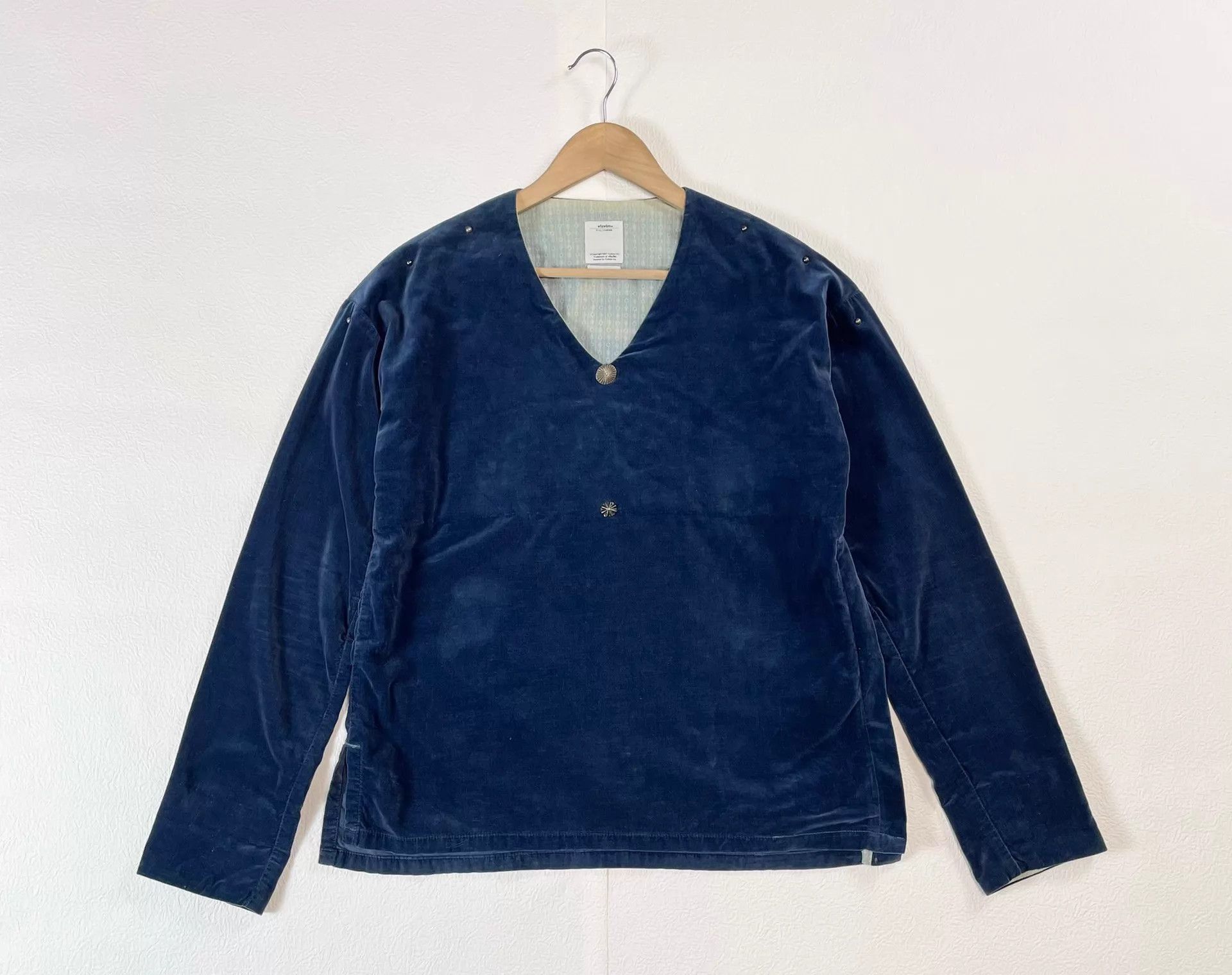 Visvim VISVIM MARGERY Velvet Silver Button Sweatshirt Size US S / EU 44-46 / 1 - 1 Thumbnail