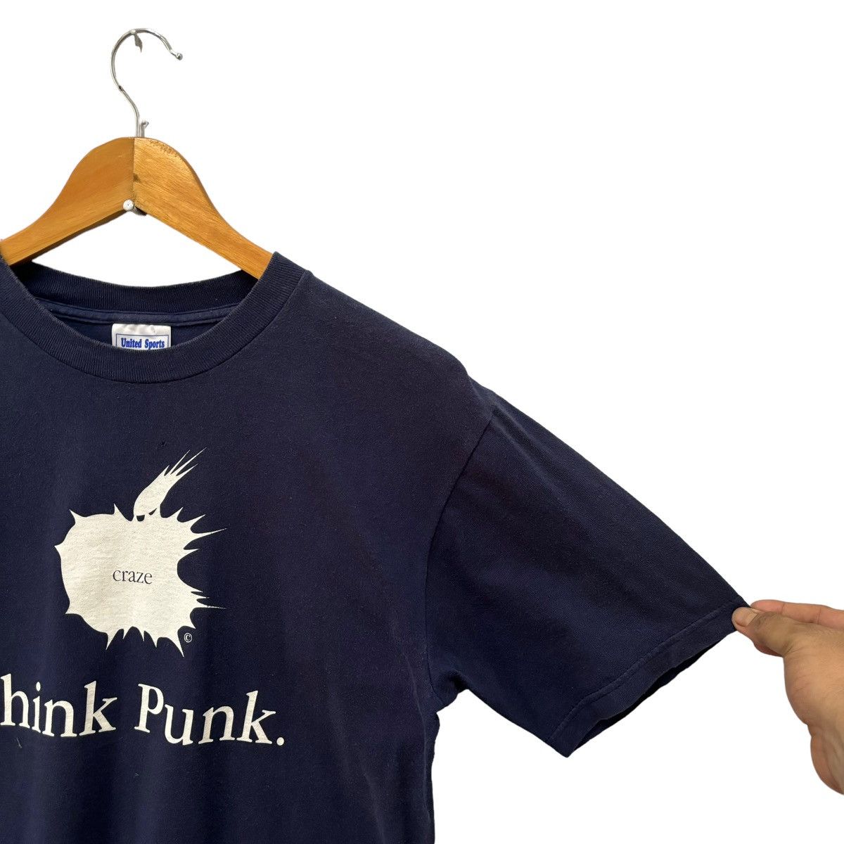 All Sport × Vintage Vintage Think Punk Baby Punk 2000 Tshirt Size US M / EU 48-50 / 2 - 4 Thumbnail