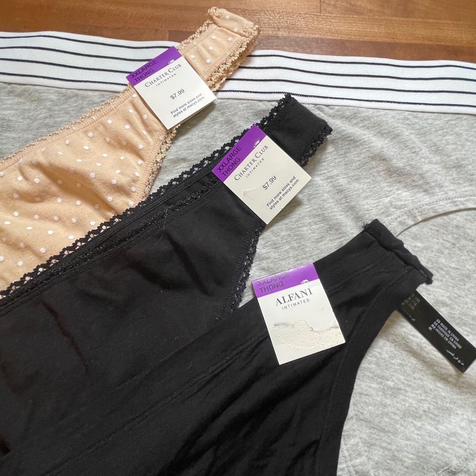 NO ID Mixed thong and hipster panty pack of 4 XXL Size ONE SIZE - 2 Thumbnail