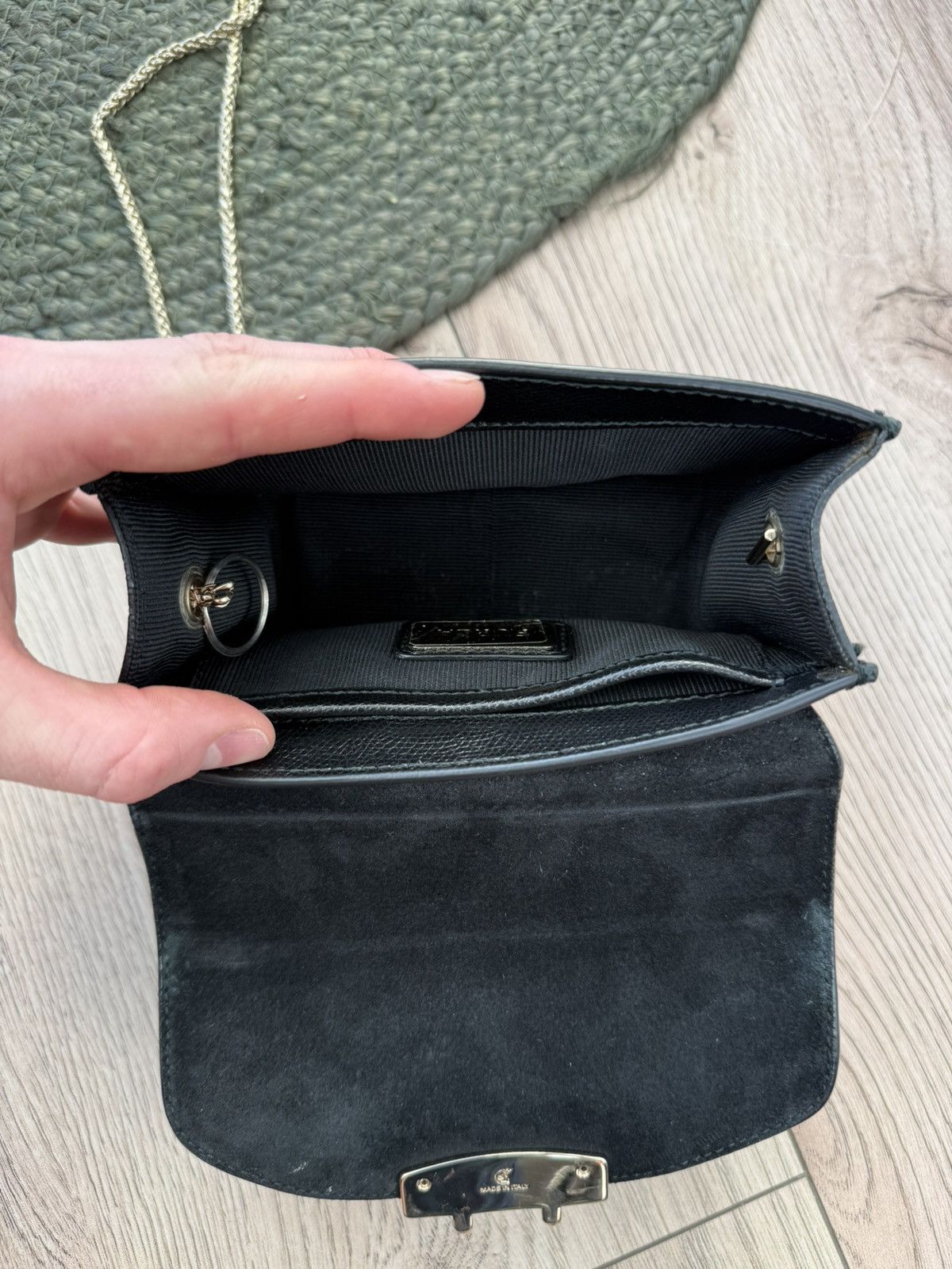 Designer × Furla Furla Leather black Handbag Size ONE SIZE - 12 Thumbnail