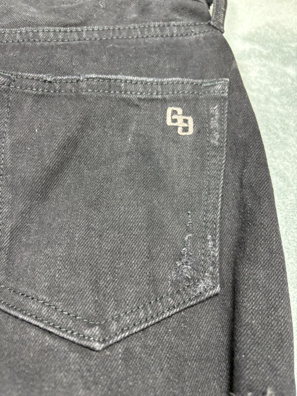 14th Addiction Gyda Superbalck Distressed Denim Jeans. S0164 Size US 27 - 10 Thumbnail