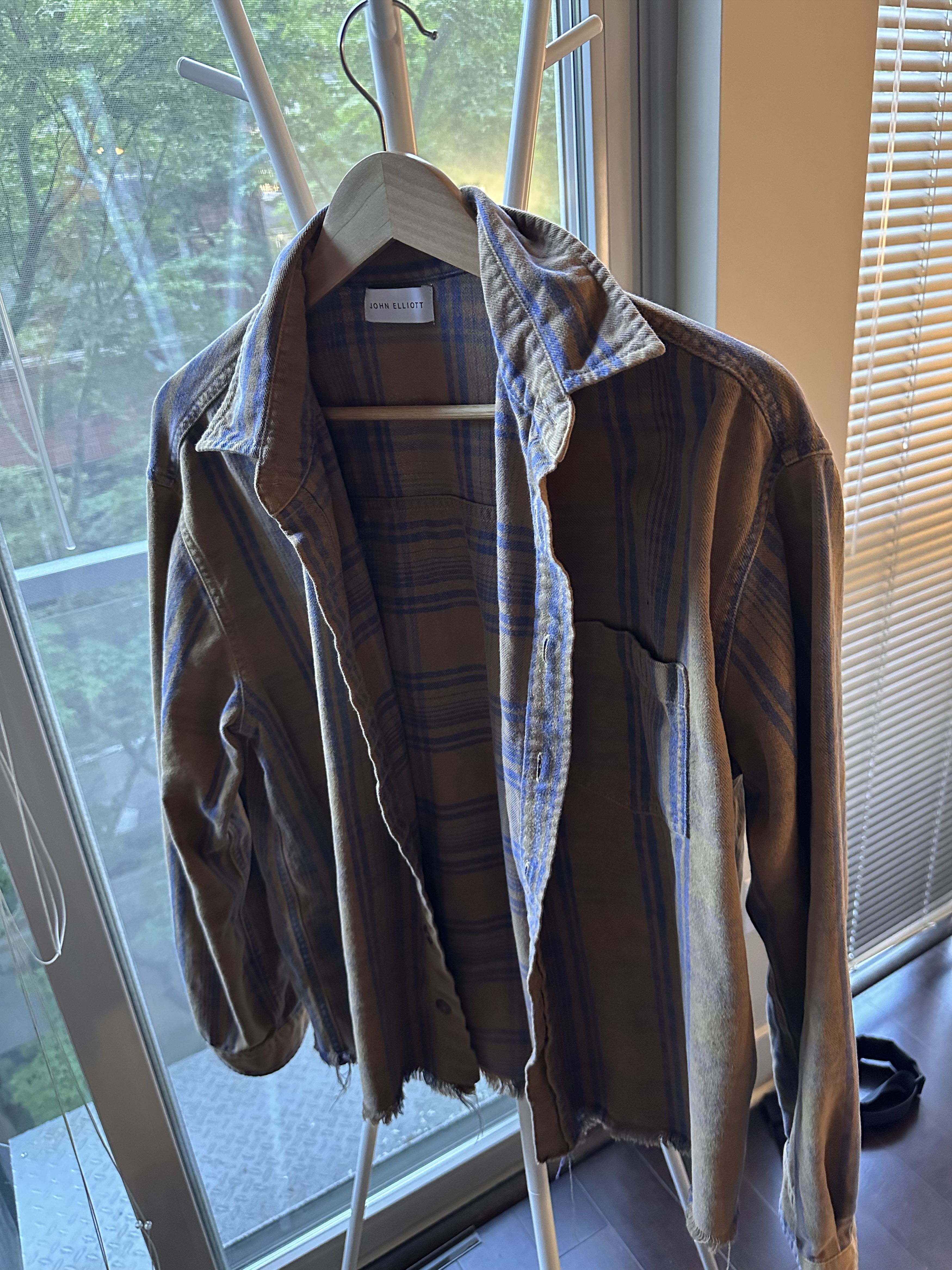 John Elliott Hemi Shirt Honey Size US M / EU 48-50 / 2 - 2 Thumbnail
