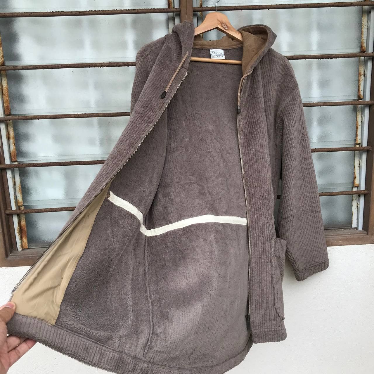 Lacoste × Vintage VINTAGE LACOSTE HOODIE X POLARTEX JUMPER BAGGY Size US XL / EU 56 / 4 - 16 Thumbnail