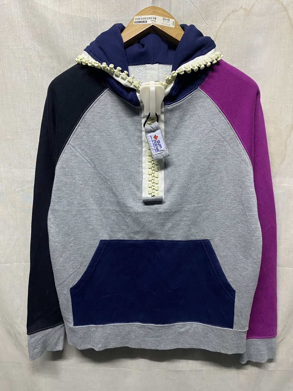 Japanese Brand ❗️SALE❗️Gym Master Large Zipper Multicolor Hoodie Size US L / EU 52-54 / 3 - 1 Thumbnail