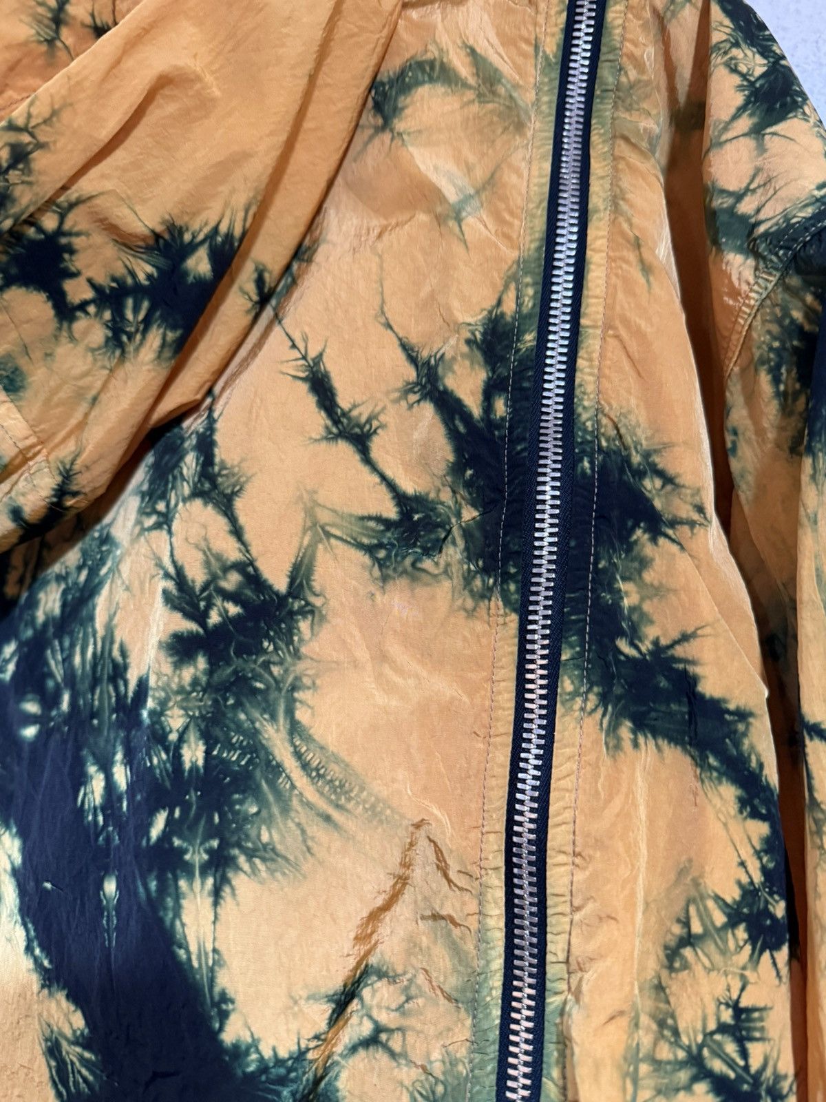 Palm Angels (1.8K Retail) Yellow & Green Tie-Dye Windbreaker Size US S / EU 44-46 / 1 - 4 Thumbnail