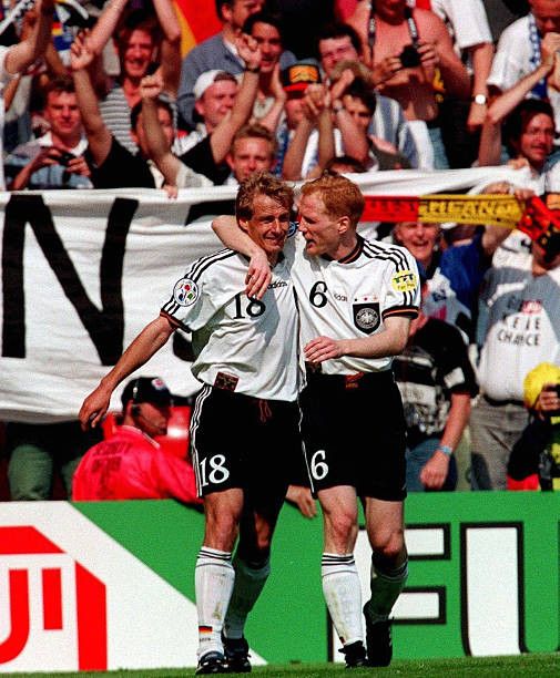 Adidas Germany euro 1996 jurgen klinsmann jersey football Size US M / EU 48-50 / 2 - 13 Thumbnail