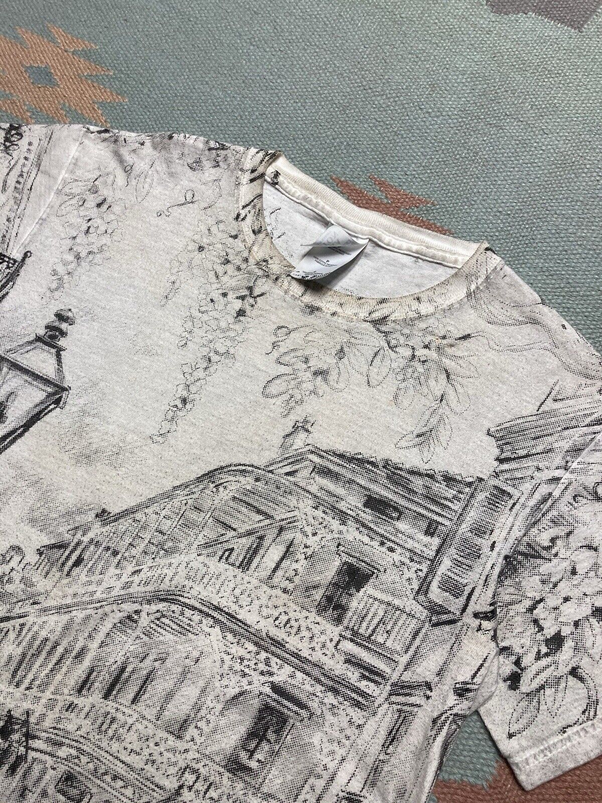 Gildan × Vintage VTG t shirt New Orleans all over print AOP cotton downtown S Size US S / EU 44-46 / 1 - 4 Thumbnail