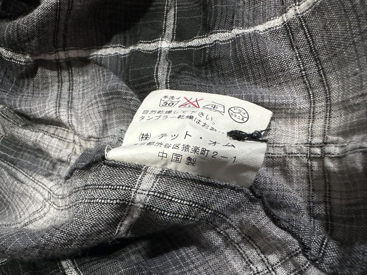 Issey Miyake × Japanese Brand × Tete Homme 🔥Vintage Tete Homme By Issey Miyake Plaid Rayon Shirt Size US L / EU 52-54 / 3 - 11 Thumbnail