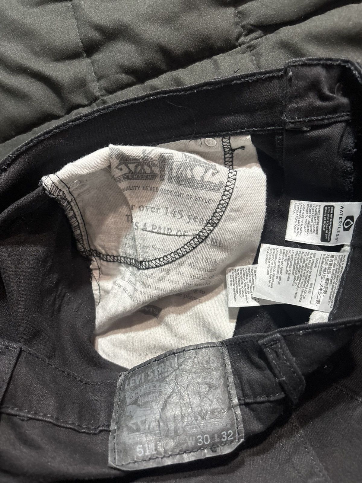 Levi's Levi’s Black Low Rise Size US 30 / EU 46 - 5 Thumbnail