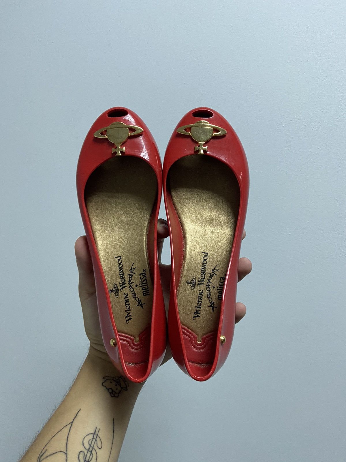 Vintage × Vivienne Westwood Vivienne Westwood Melissa Vintage Sandals Balet Orb Logo Size US 7 / IT 37 - 6 Thumbnail