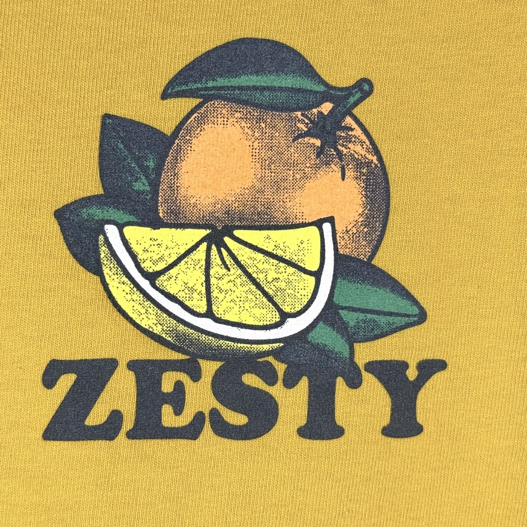 Vintage Original Use Zesty Long Sleeve T-Shirt Mustard Yellow Graphic Men's Size Large Size US L / EU 52-54 / 3 - 3 Thumbnail