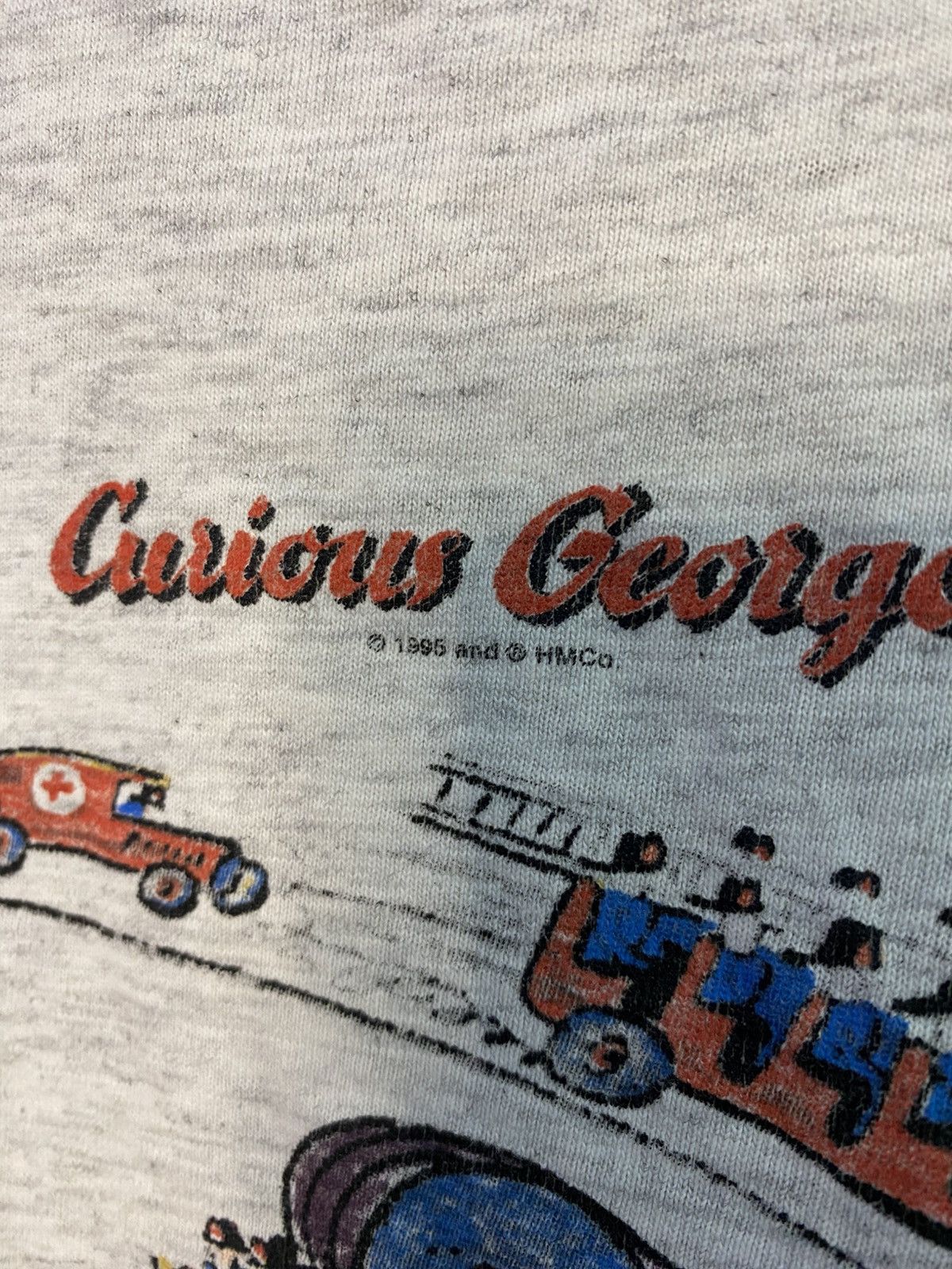 Vintage Vintage 1995 Curious George Ether Tshirt Size US S / EU 44-46 / 1 - 6 Thumbnail