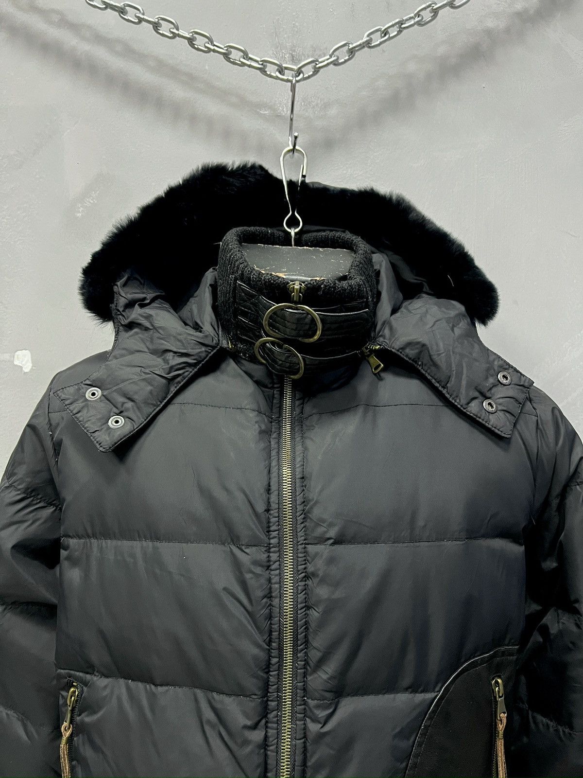 Hysteric Glamour Hystericglamour Vintage Fur Zip Black Down Jacket Y2K Size US M / EU 48-50 / 2 - 2 Thumbnail