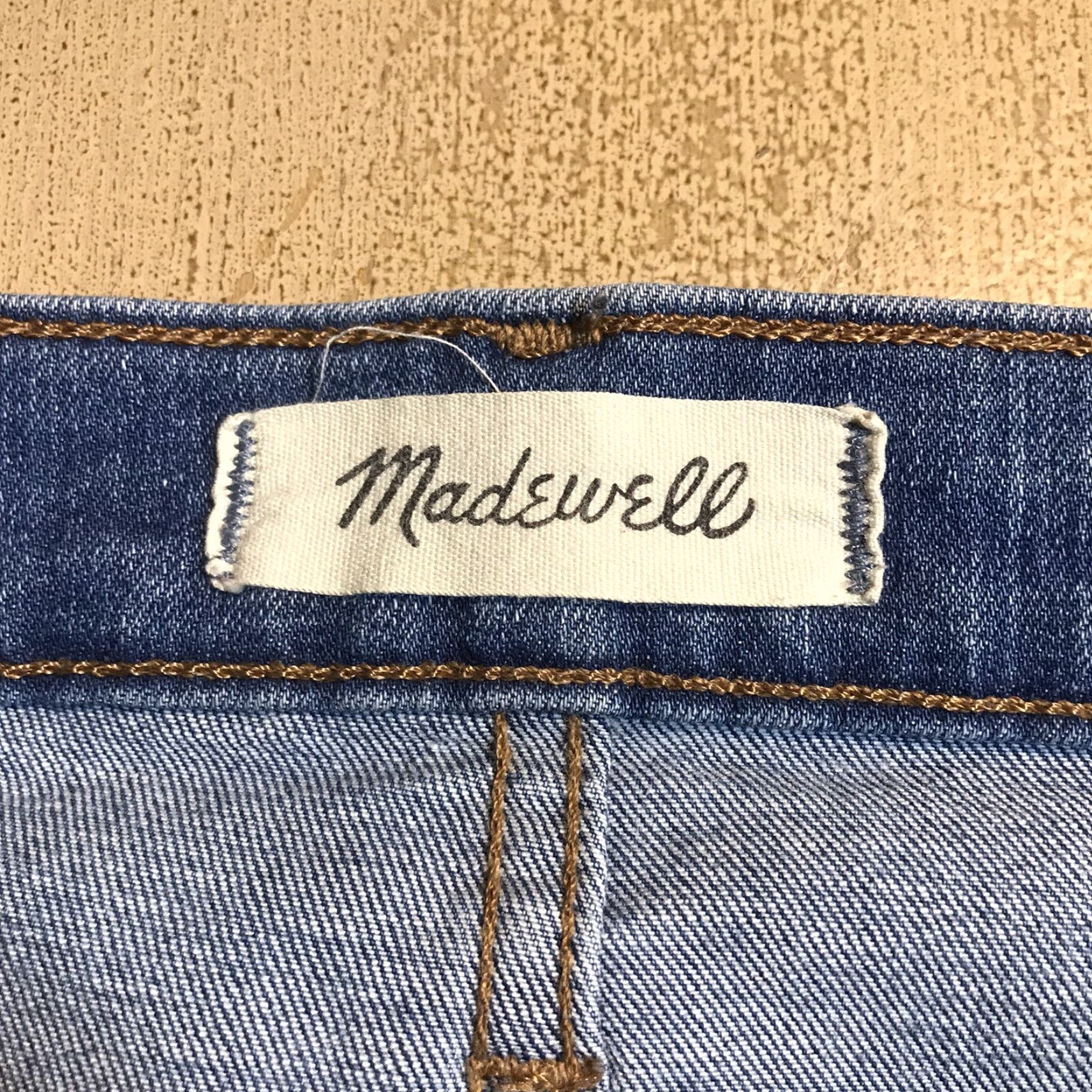 Madewell Madewell 9” High-rise Skinny Distressed Denim Blue Jeans Womens 27 X 25.5 Jeans Women Slim Bohemian College 5-Pocket Zip Denim Pant Size 27" / US 4 / IT 40 - 6 Thumbnail