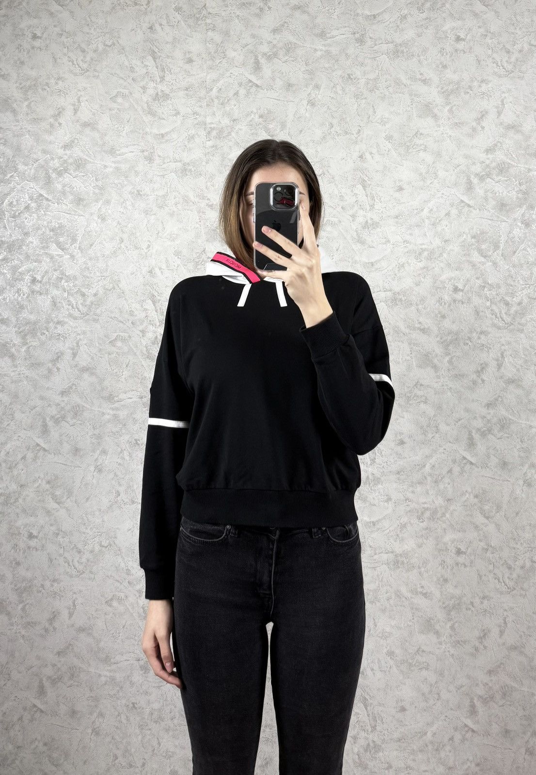 Moncler Moncler Crop Hoodie Size 152cm Size XS / US 0-2 / IT 36-38 - 2 Thumbnail