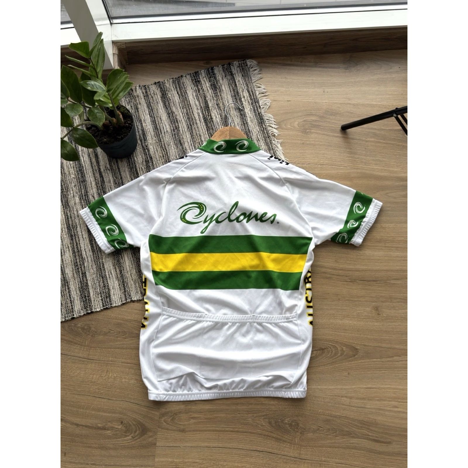 Vintage VINTAGE SMS Santini Australia Cycling Jersey Maillot T-Shirt Shirt Short Sleeve White L Mens Cycling 90s Size US L / EU 52-54 / 3 - 3 Thumbnail