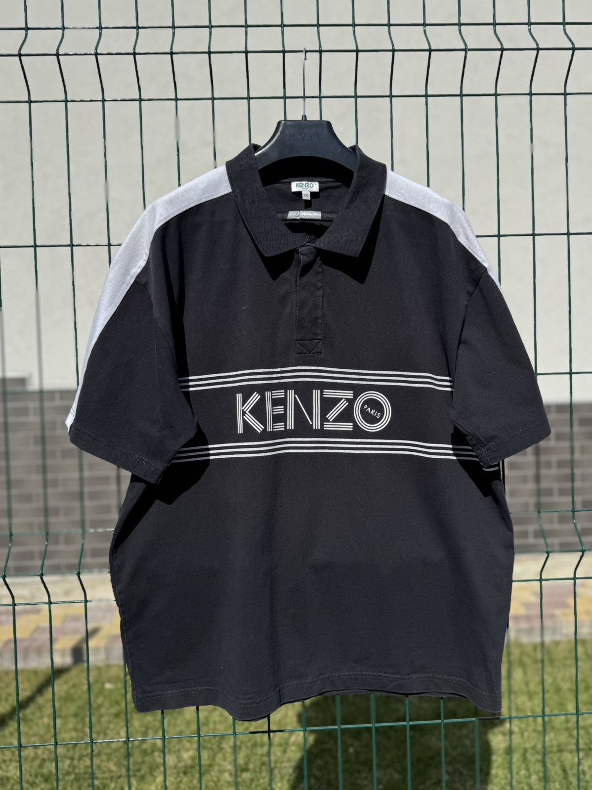 Kenzo Vintage KENZO Spellout Polo Shirt Size US XL / EU 56 / 4 - 3 Thumbnail